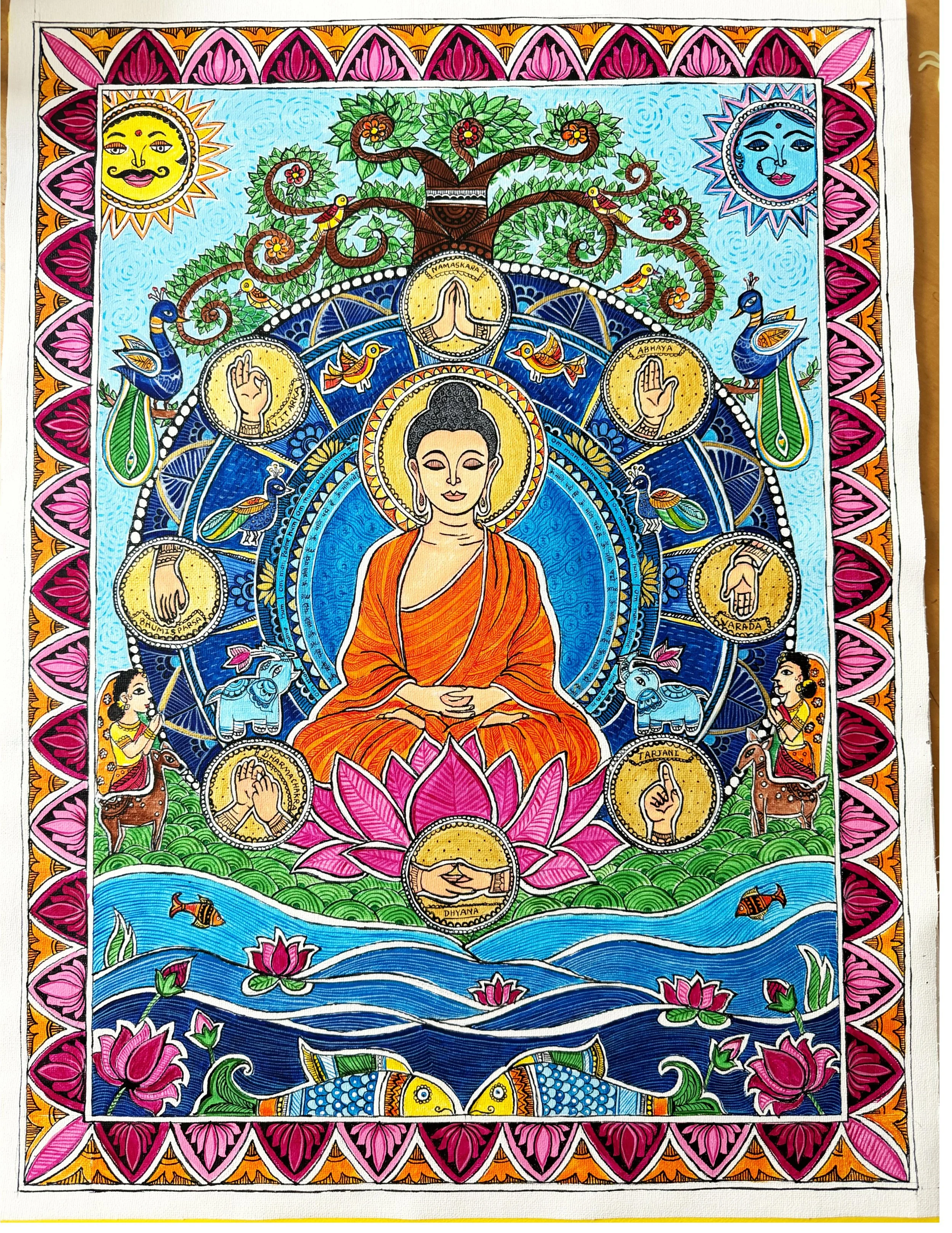   The Jewel in the Lotus   
Priya Pathak 
Acrylic 
$1,000