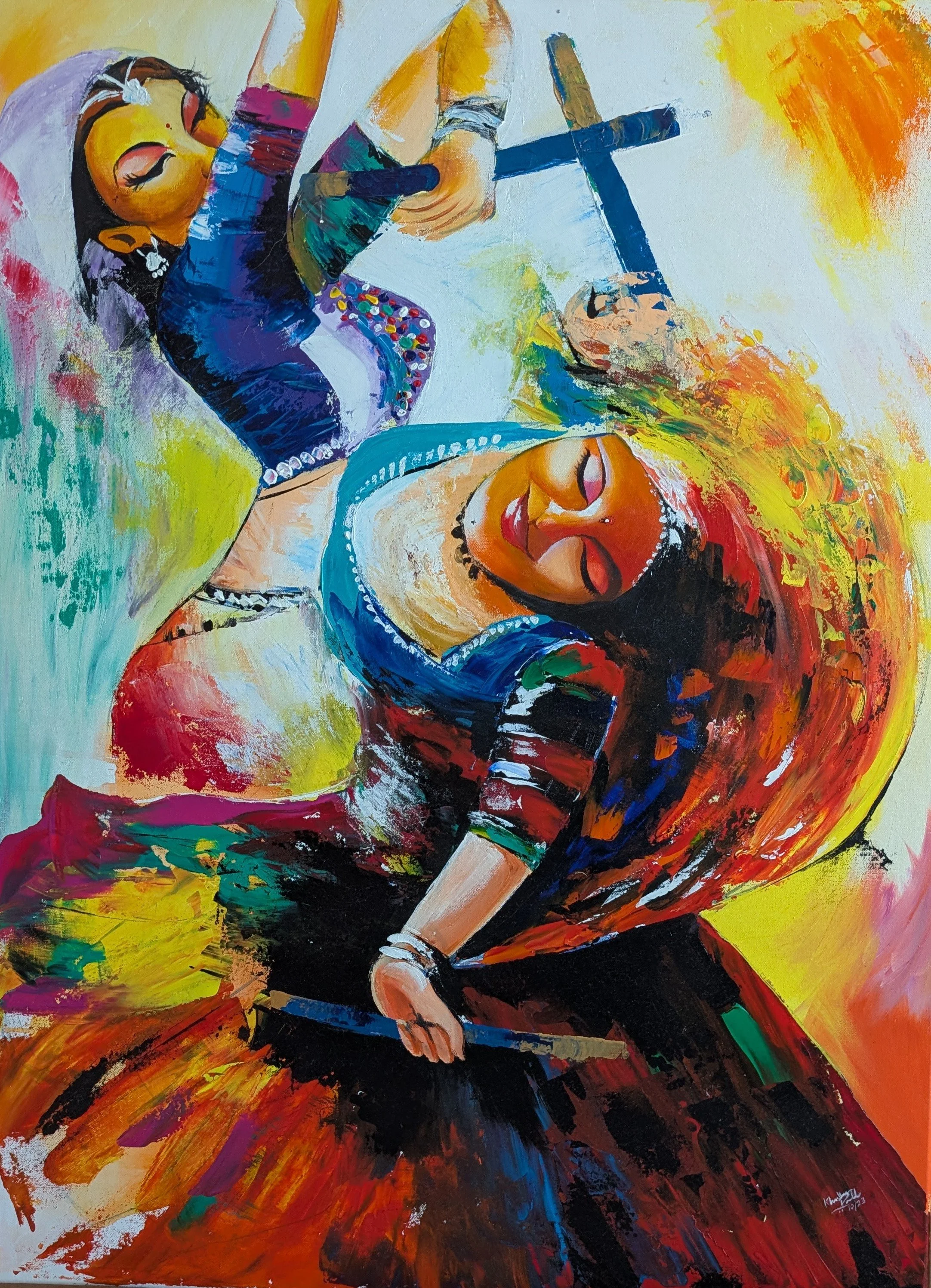  Whirl of Devotion   
Khushboo Panchal 
Acrylic 
$2,000
