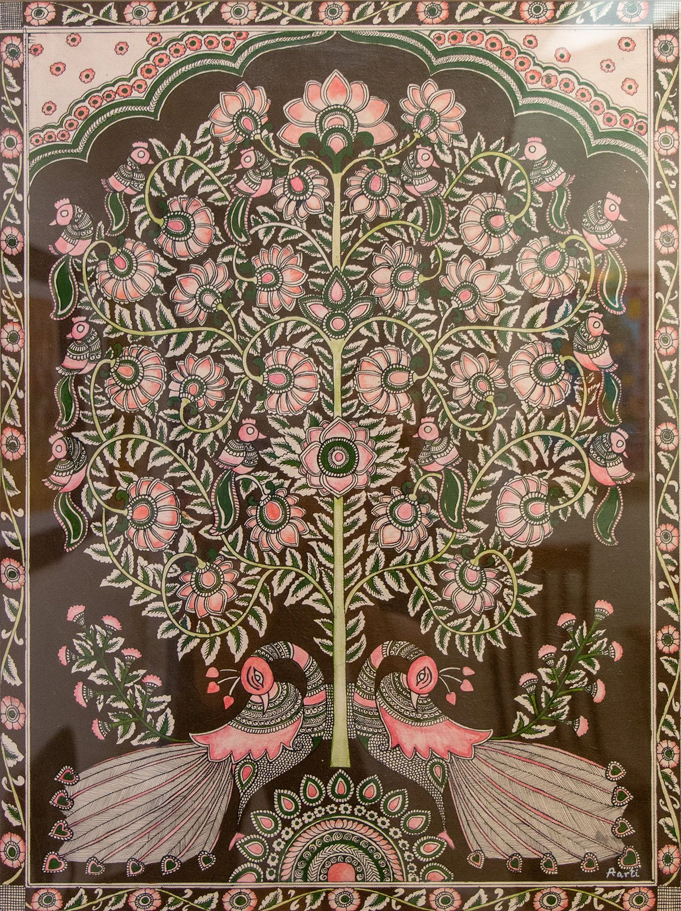   Jeevan Vriksha - Tree of Life   
Aarti Gupta 
Pen, Paper, Acrylic 
$650