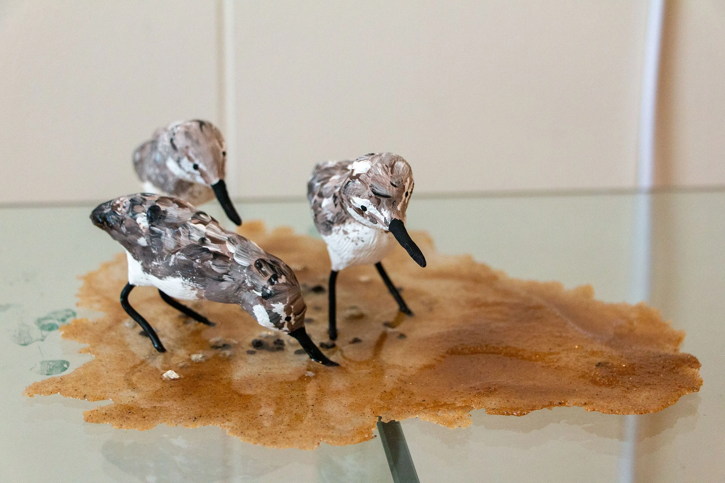   Piper Patrol   
Lisa Carvalho 
Paperclay, Wire, Epoxy Resin 
$80