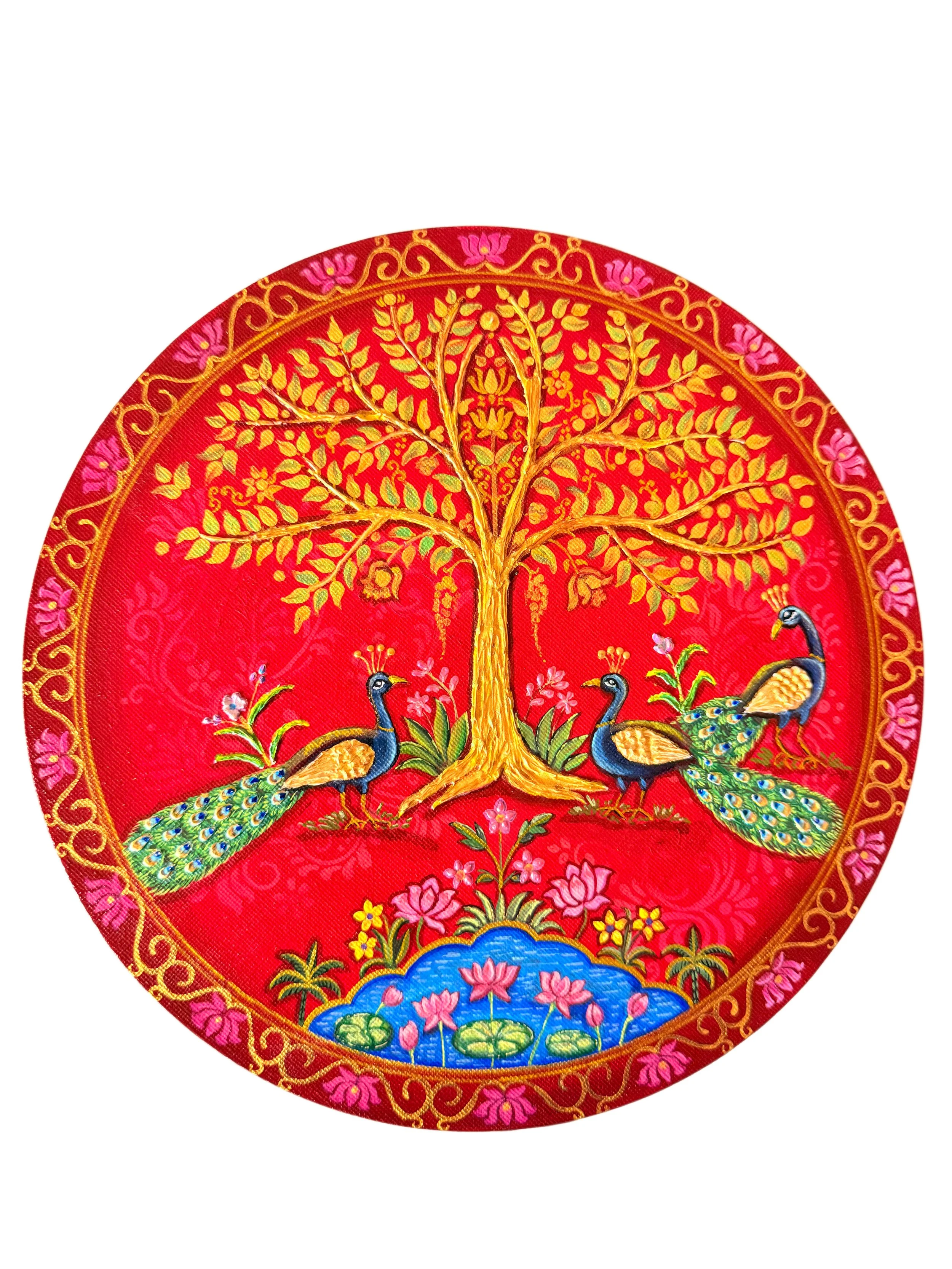   Garden of Radiance   
Gayatri Radhakrishnan 
Acrylic 
Not for Sale