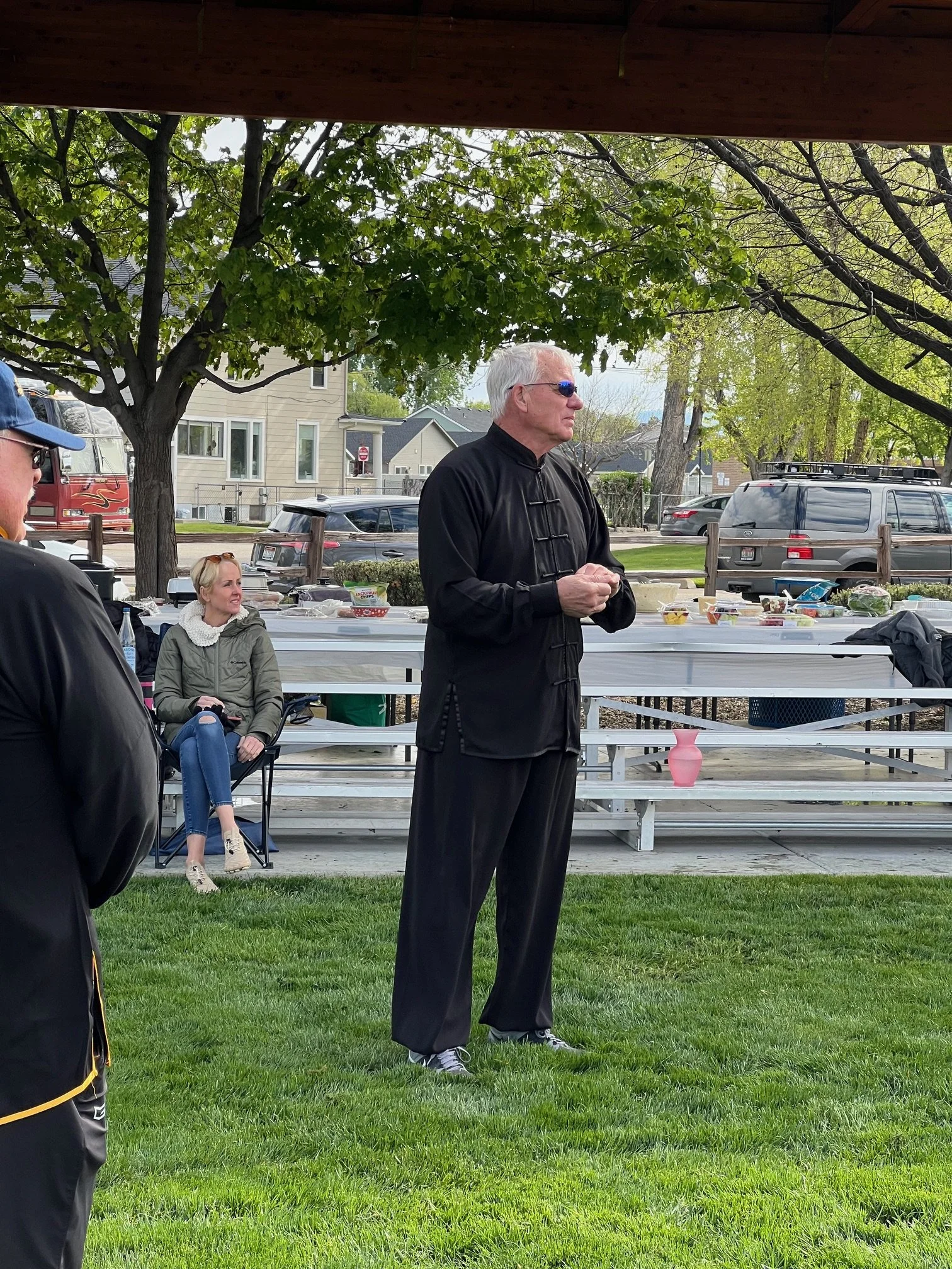 Shinjimasu owner, Grandmaster Larry Bearg, welcomes students and guests.