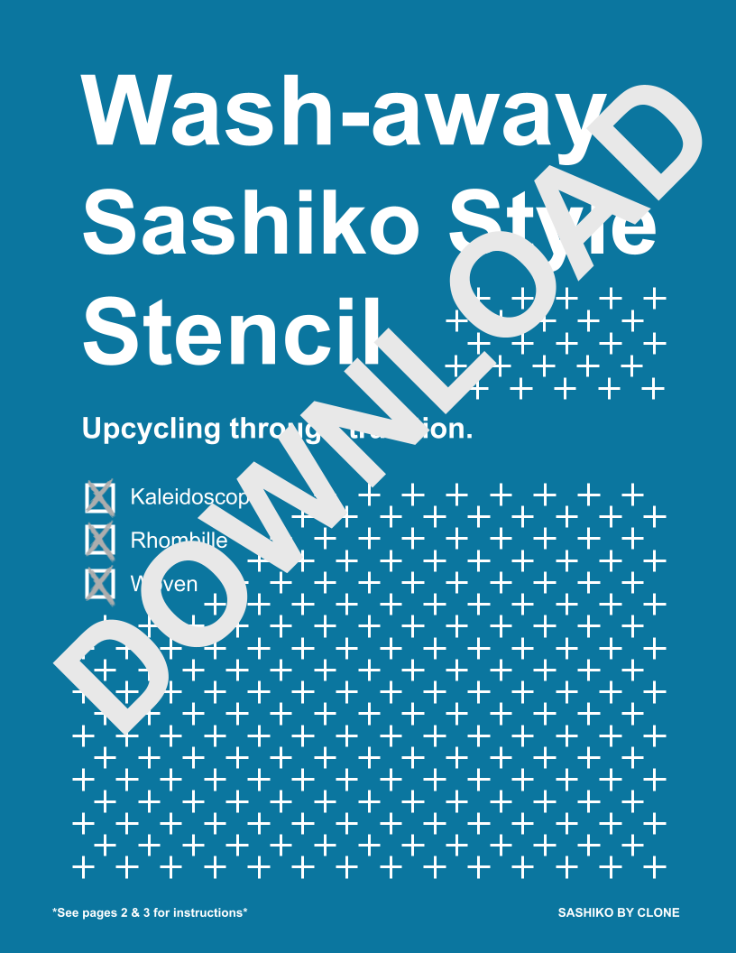 Sashiko Stencils - Artisan Download [pdf]