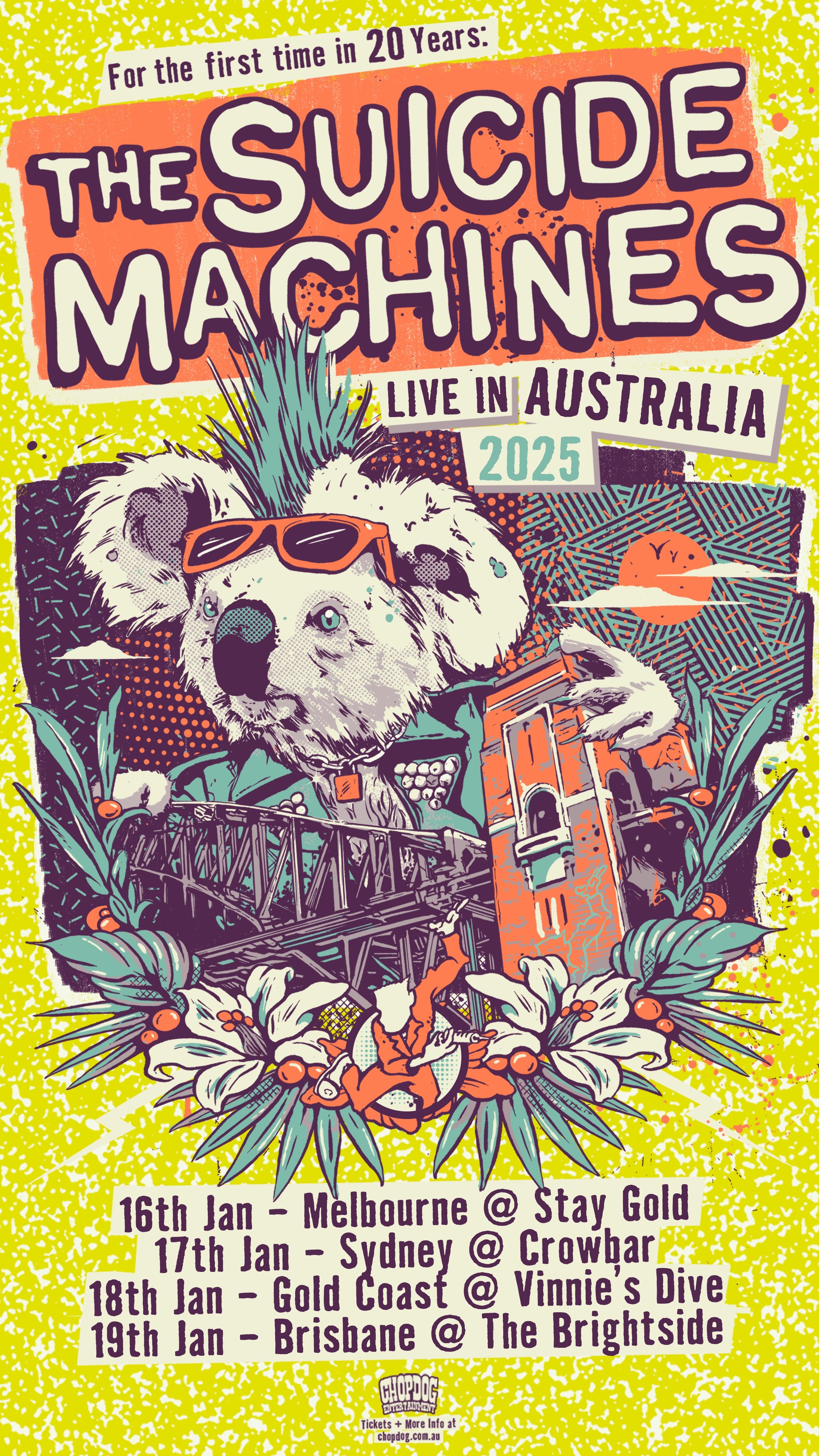 The Suicide Machines (USA) - Australian Tour 2025