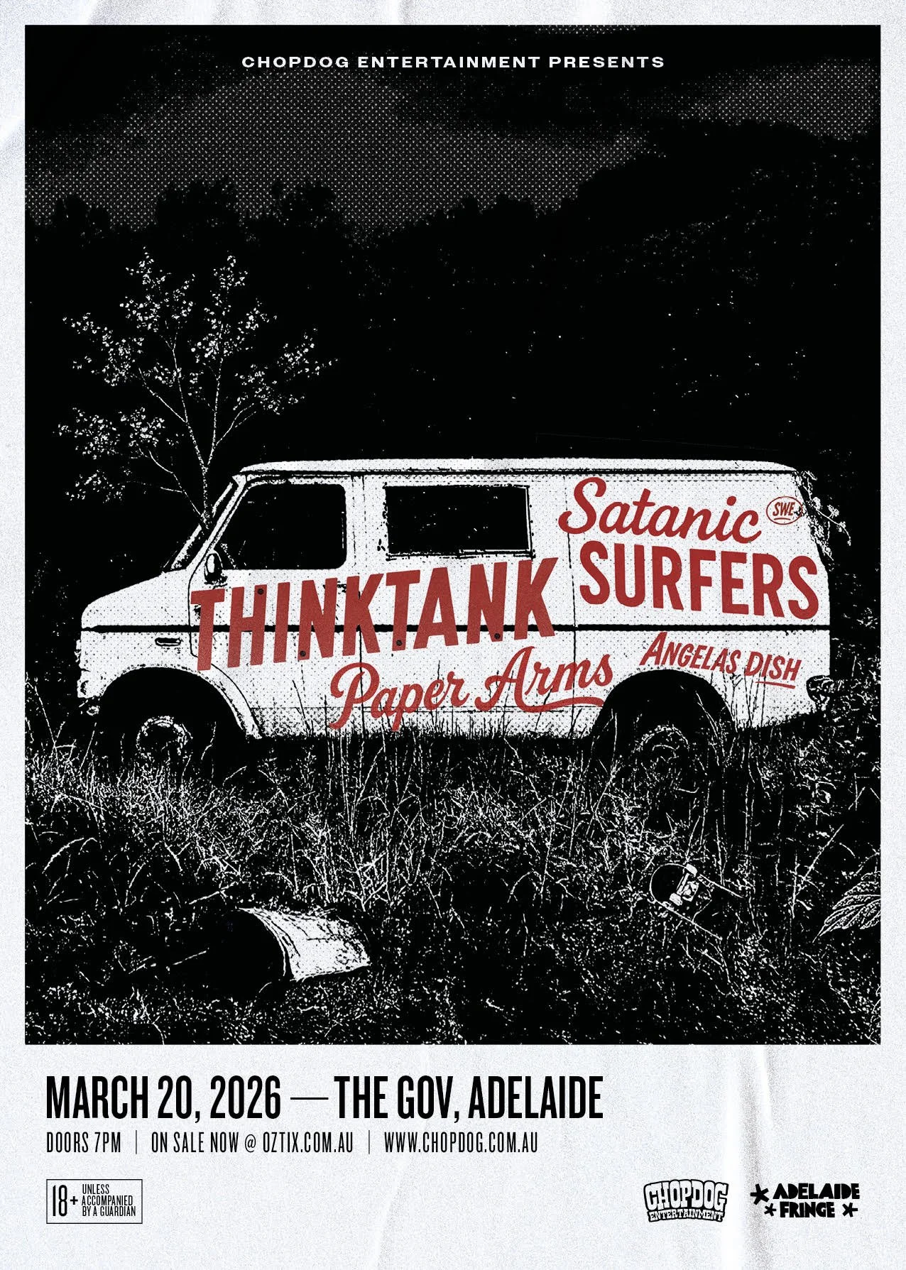 Thinktank + Satanic Surfers (Swe) @ The Gov, Adelaide