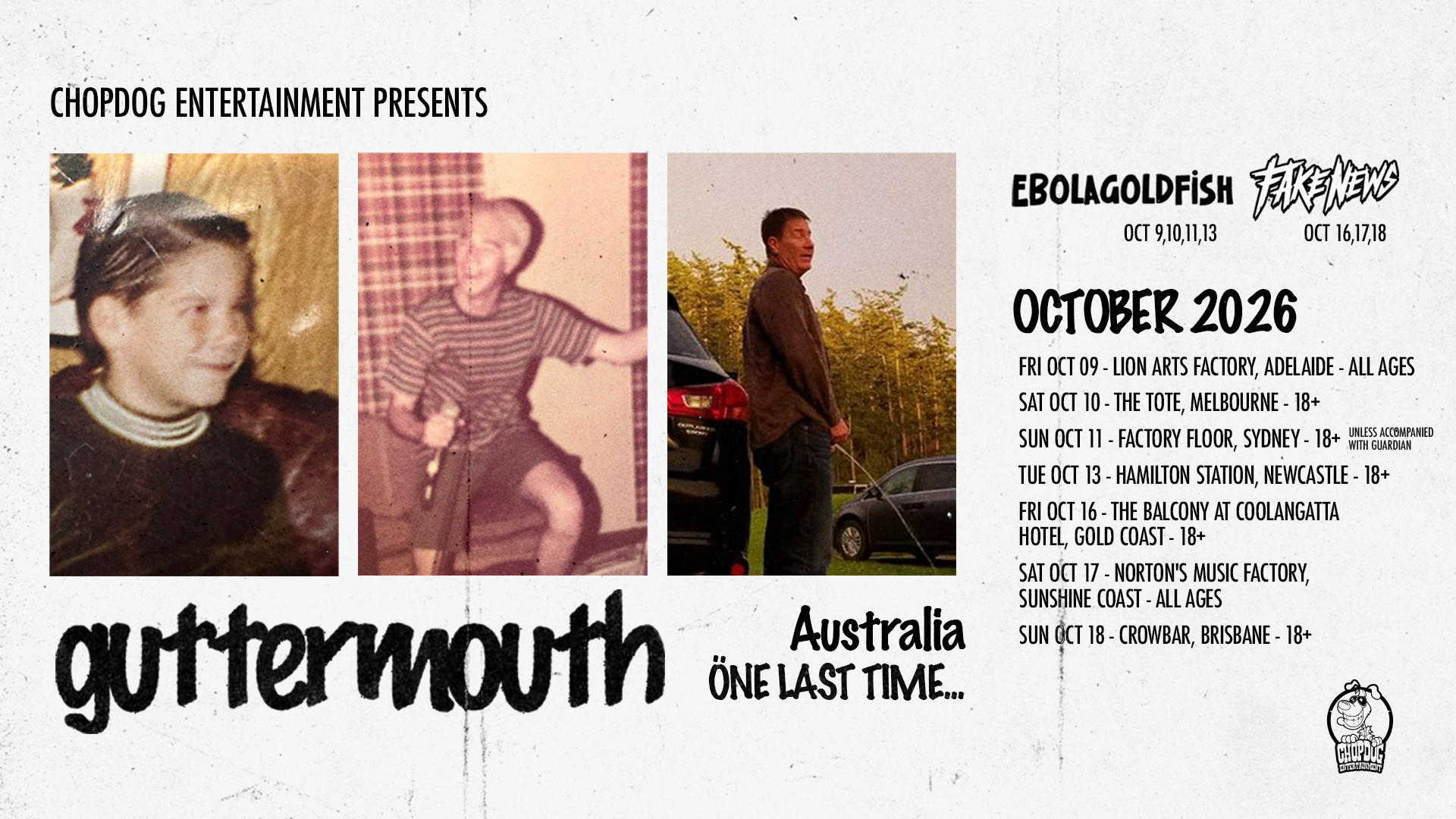 Guttermouth 'One Last Time' Australian Tour