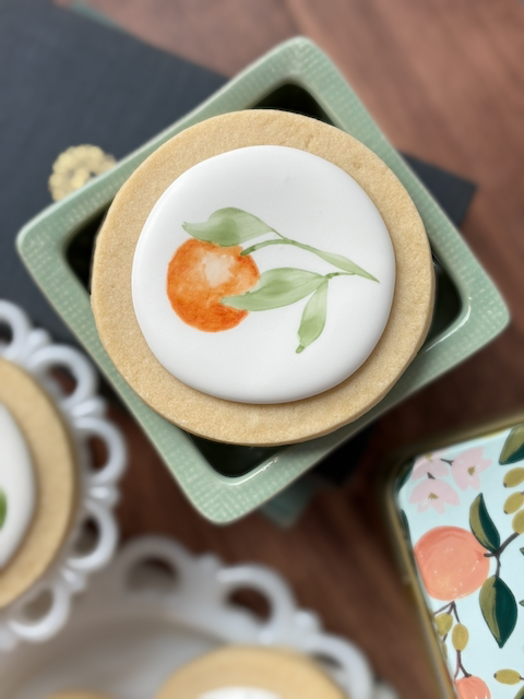 Project Orange Blossom: An Elevated Baby Shower Cookie