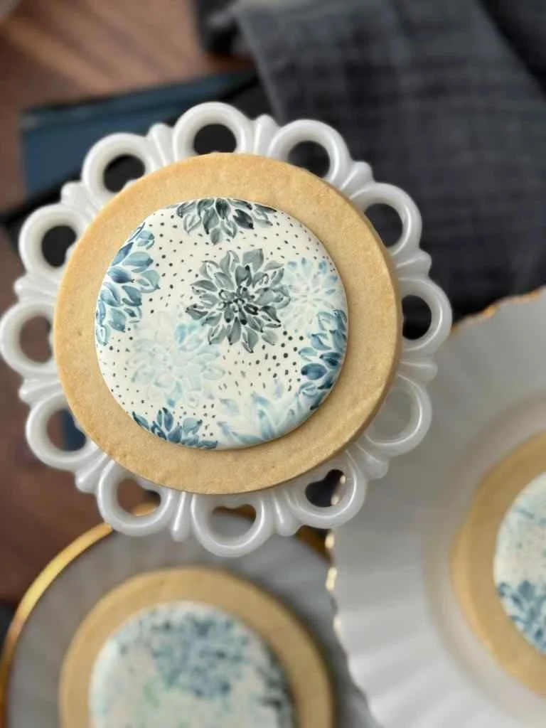 Molly Mahon Block Print for Schumacher Painted on Custom Cookies.jpg