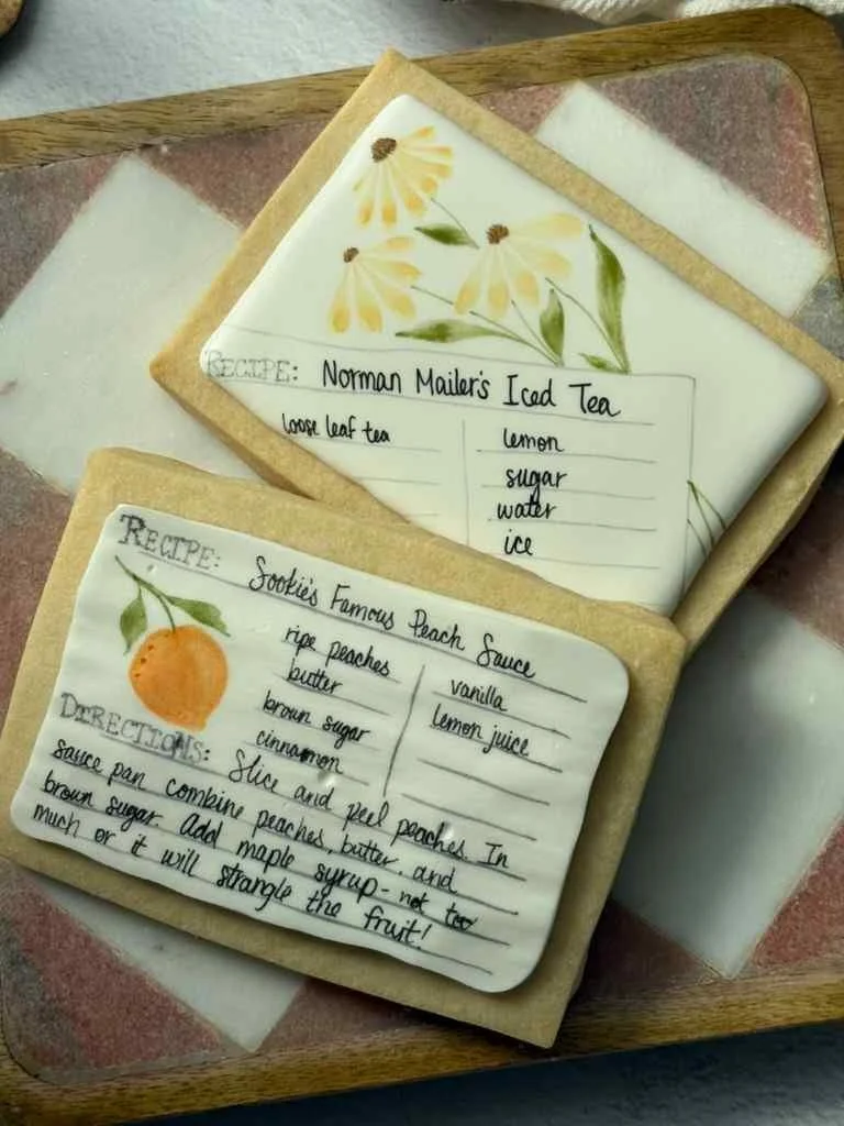 Sookie's Famous Peach Sauce Recipe Card Cookie.jpg