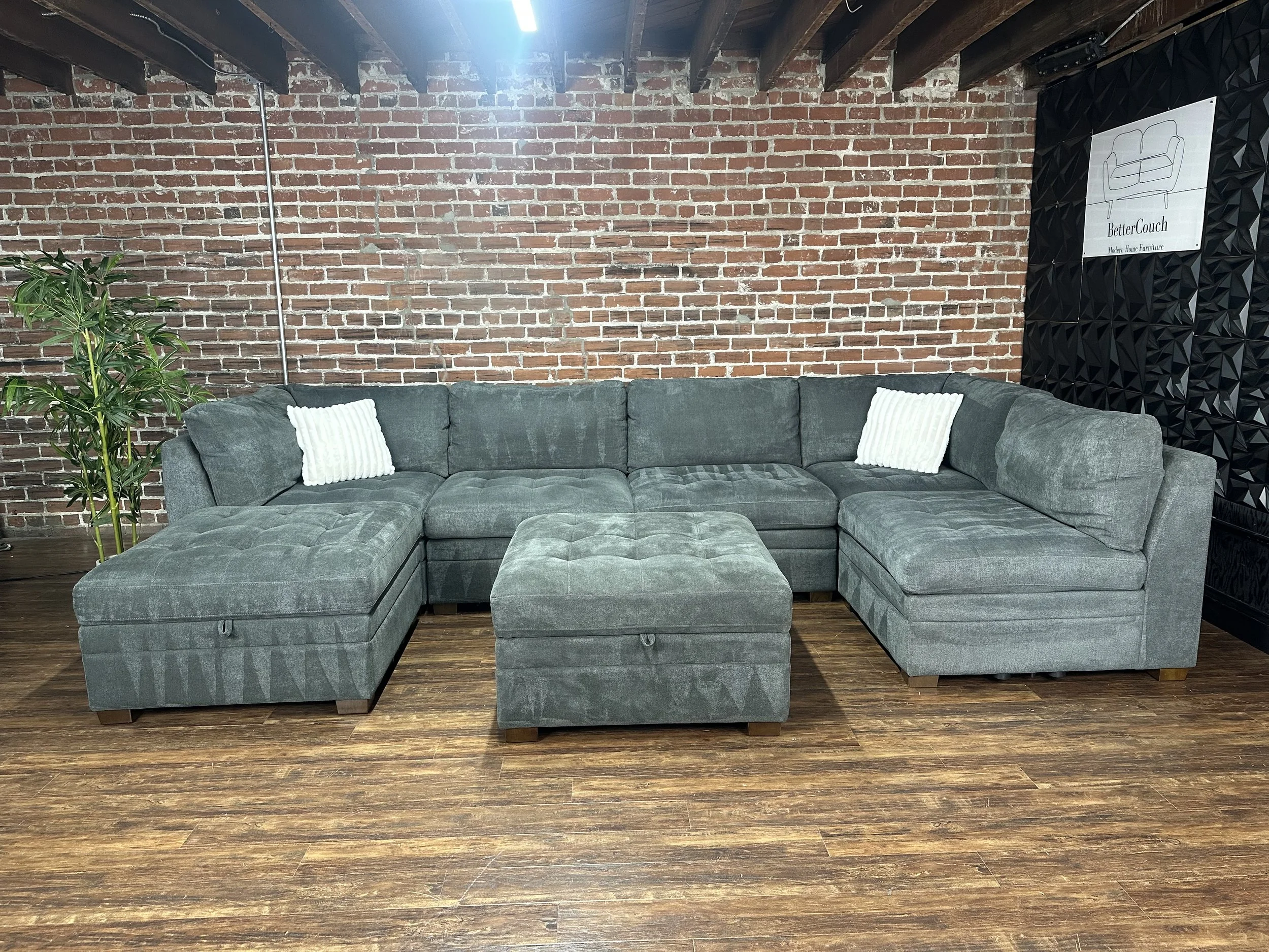 Costco Tisdale dark gray modular sectional retails 2100