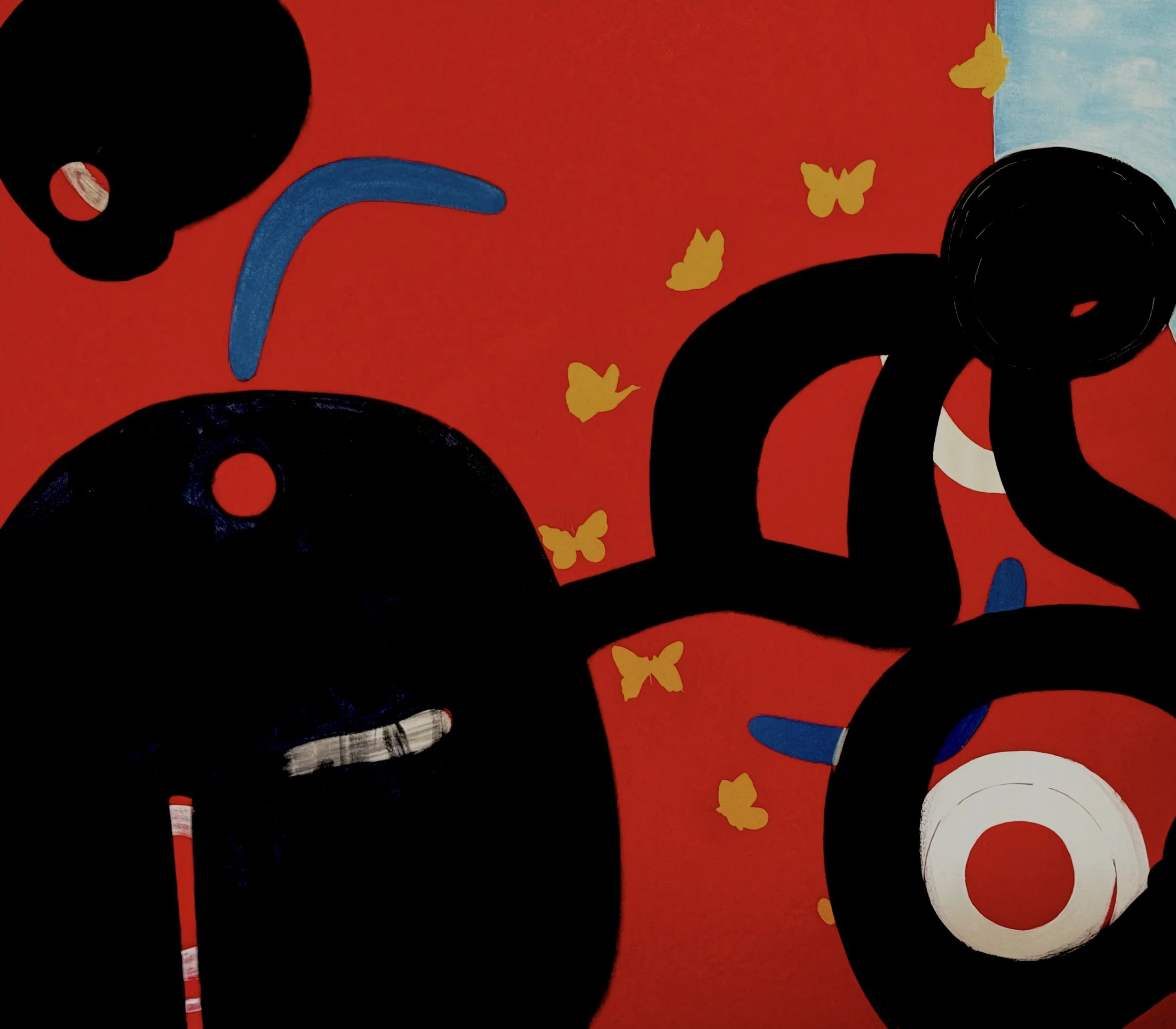 Metamorphosis (2020) 52x59 in, oil on canvas