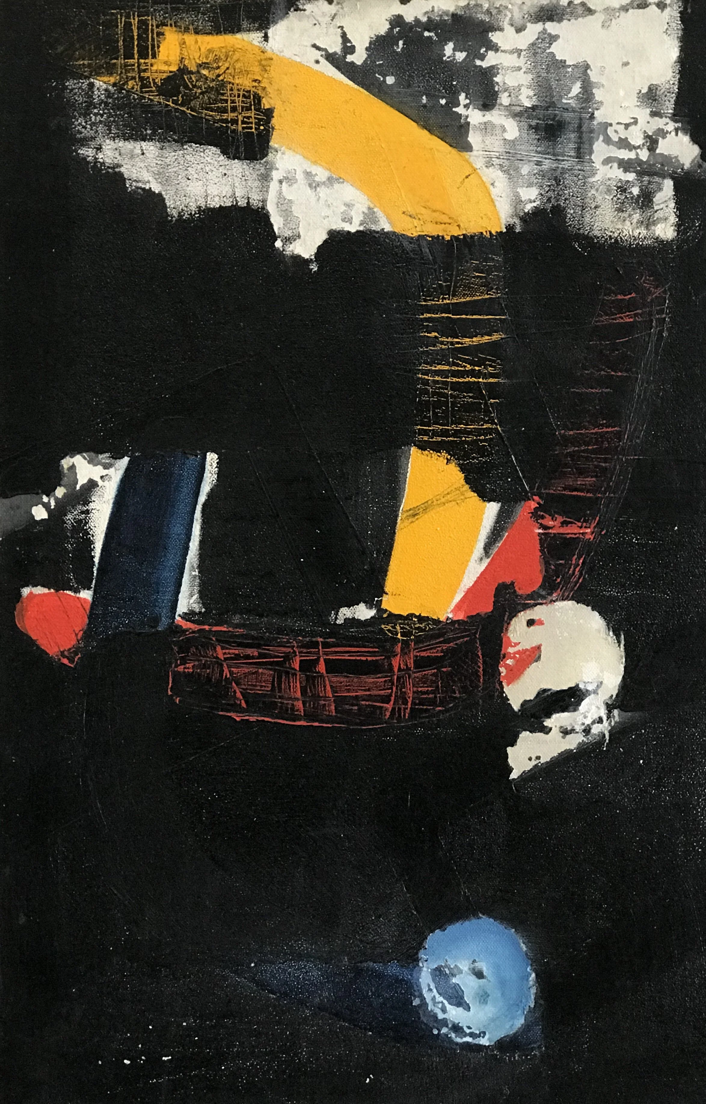 Panel 2 of untitled triptych (2020) 24x16 in., oil on canvas