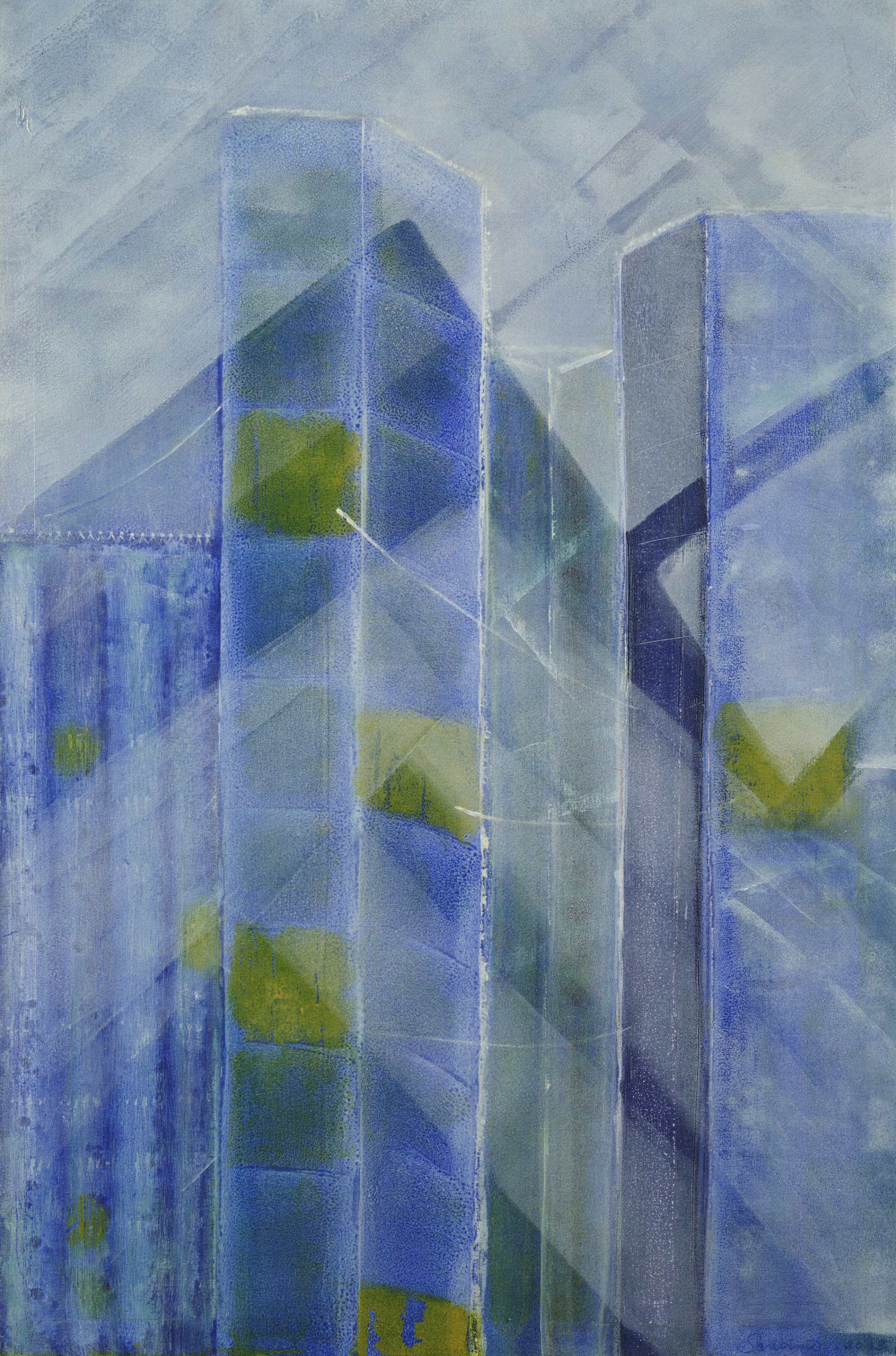Las Condes (2013) 35.5 x 24 in., acrylic and glaze on canvas