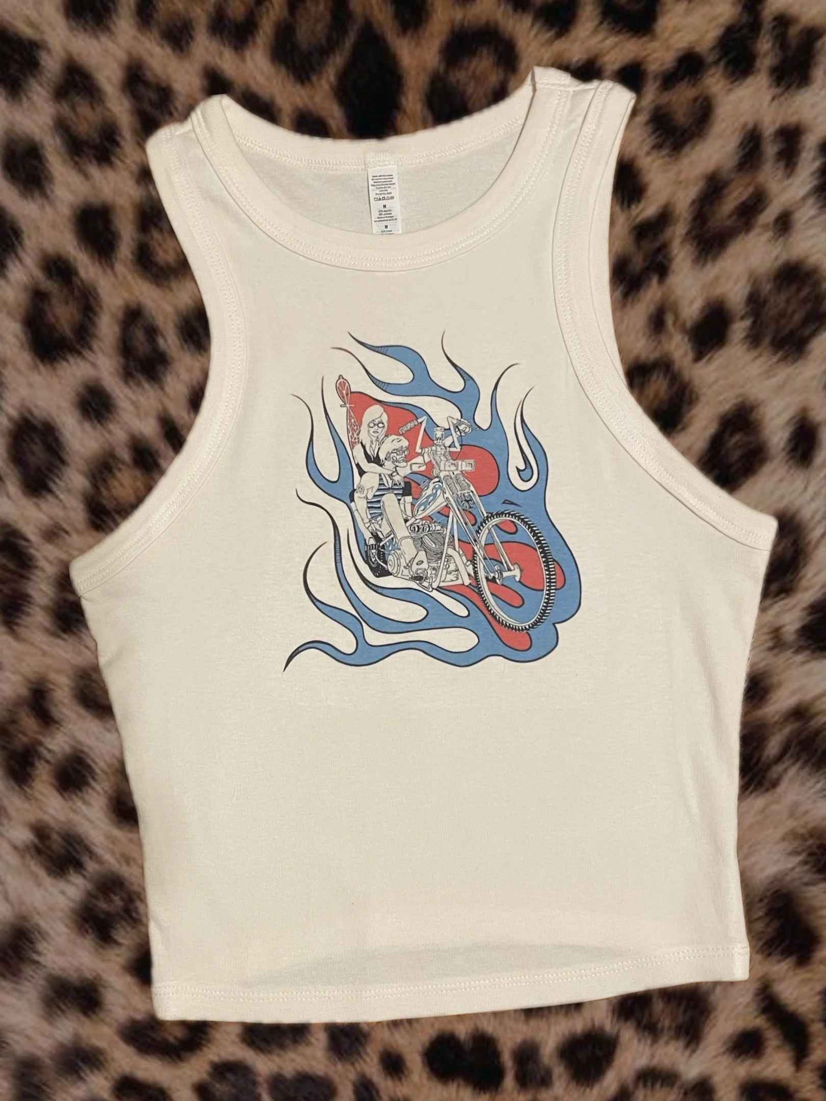 On the Road cropped baby tee