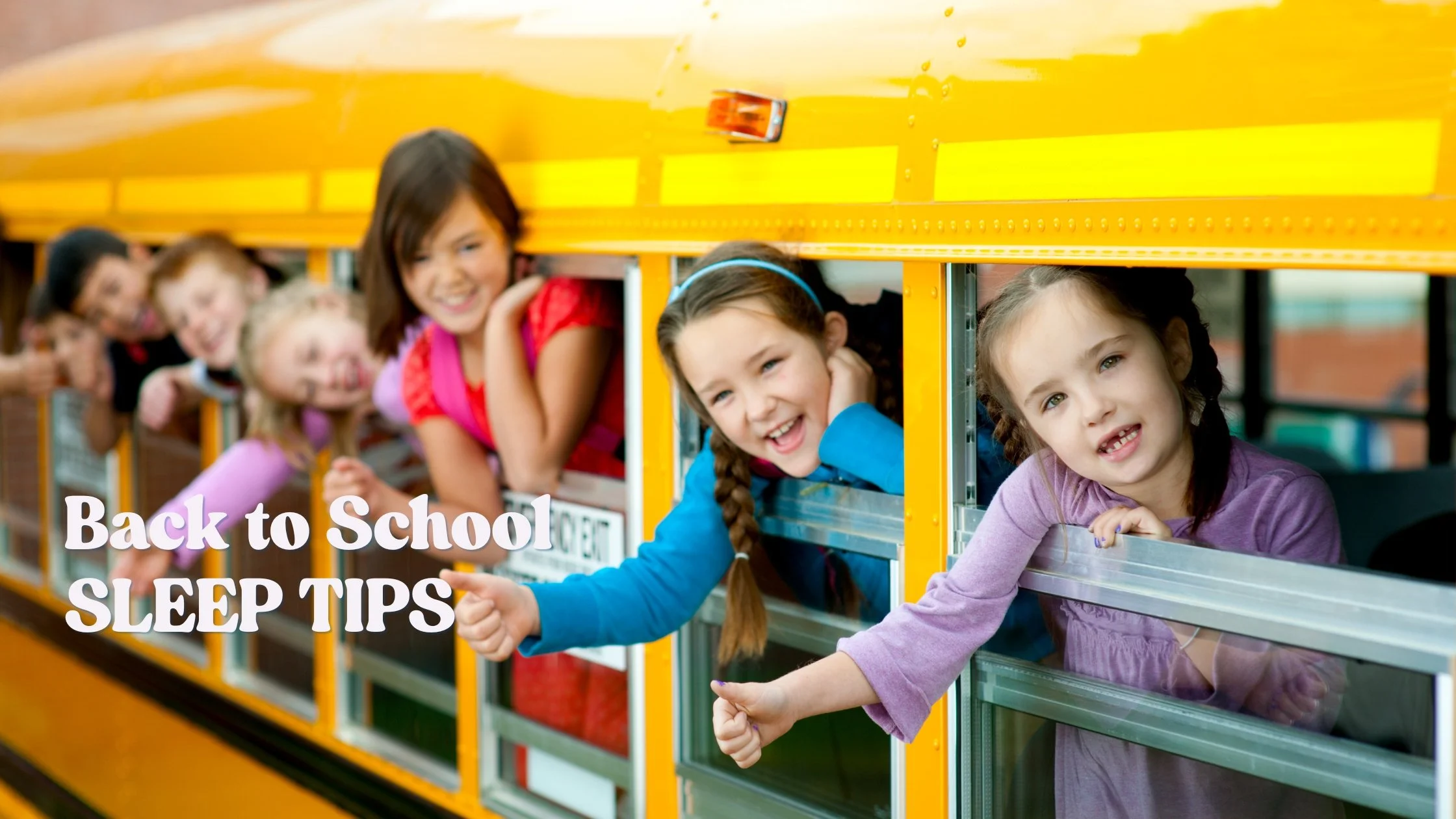 children on school bus, back to school