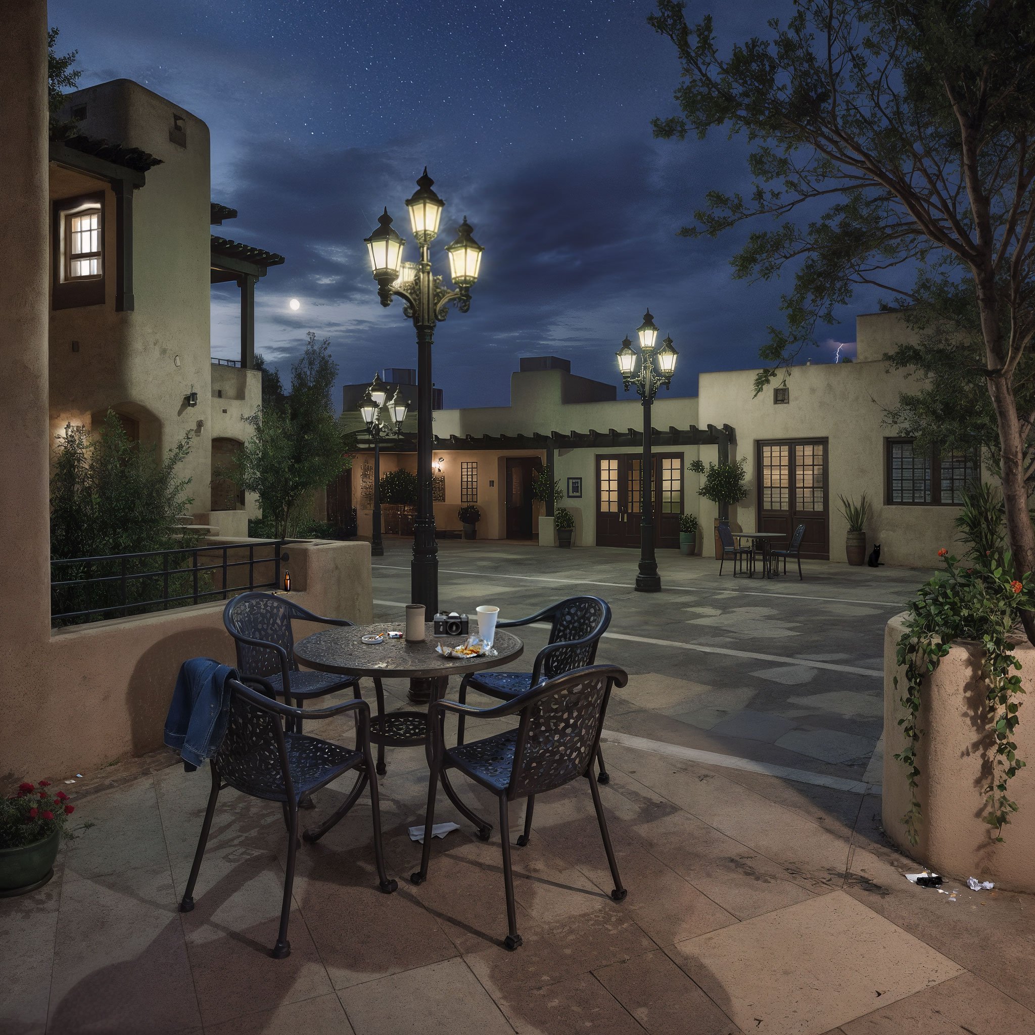 008 // Dusk Courtyard