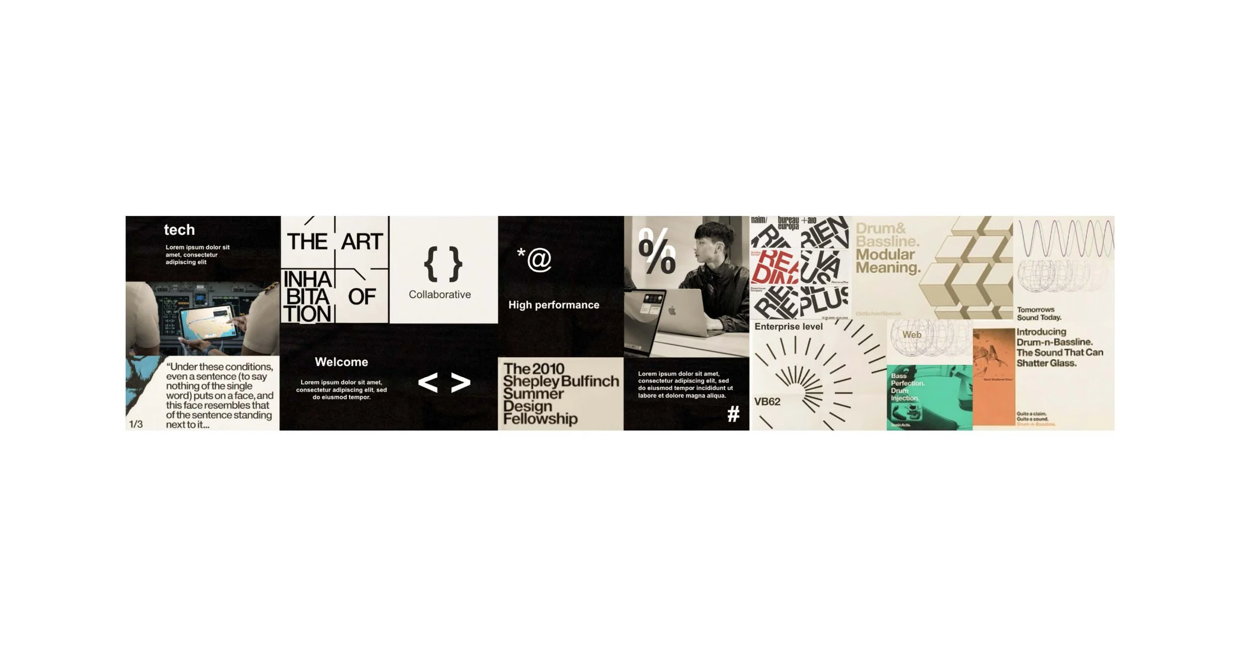 International Typographic Style (ITS). This is the style chosen by the client to move forward with.