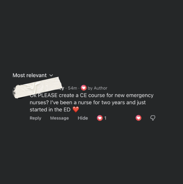 New ER Nurses Pathway