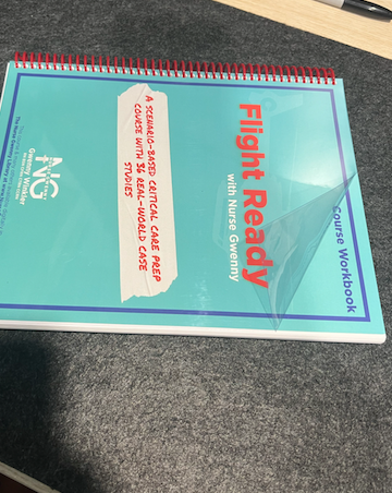 Nurse Gwenny Course workbook fp-c exam scratch and dent.png
