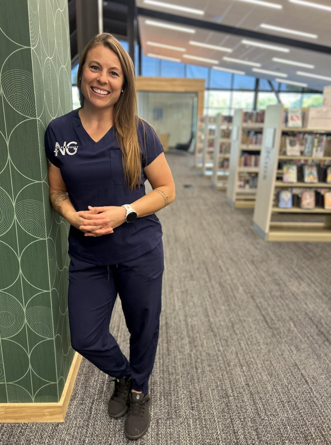 The Nurse Gwenny Library where learning is fun.png