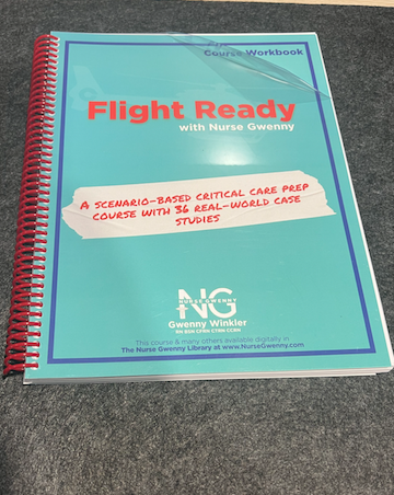 Nurse Gwenny Course workbook cfrn exam scratch and dent.png
