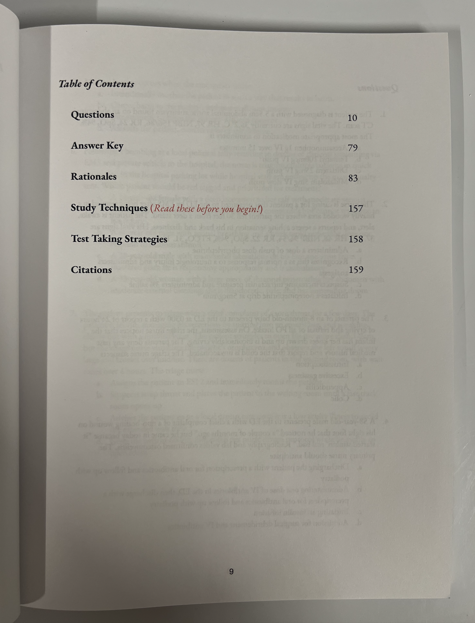 Whats in Nurse Gwennys CEN test prep study book.png