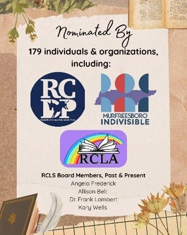 Luanne James was nominated for the “I Love My Librarian” 2026 award for the following reasons:

    defending the freedom to read
    protecting private library patron information
    demanding government accountability
    facing a hostile board of 