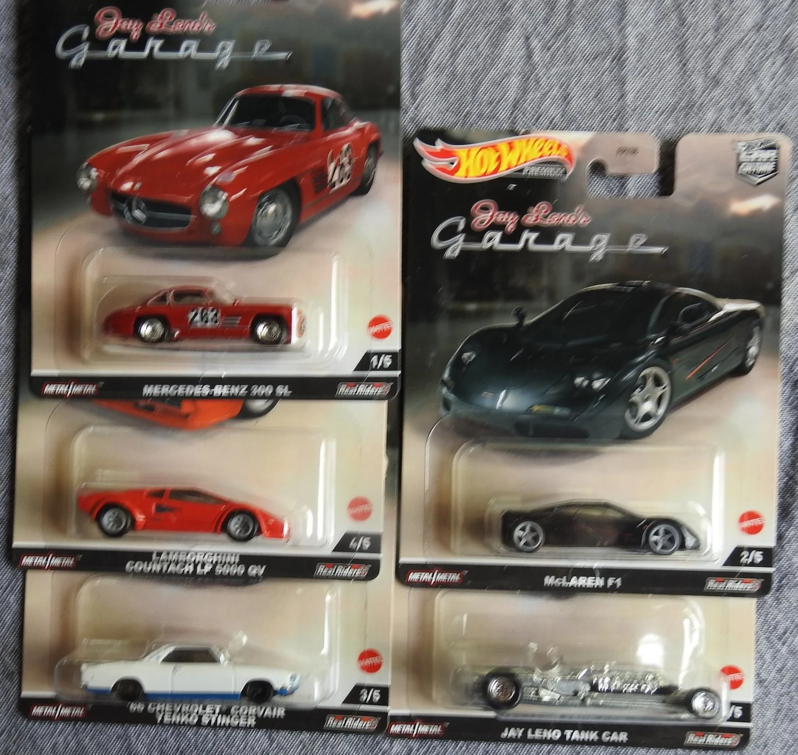 Hot Wheels Premium Jay Leno's Garage Collection
