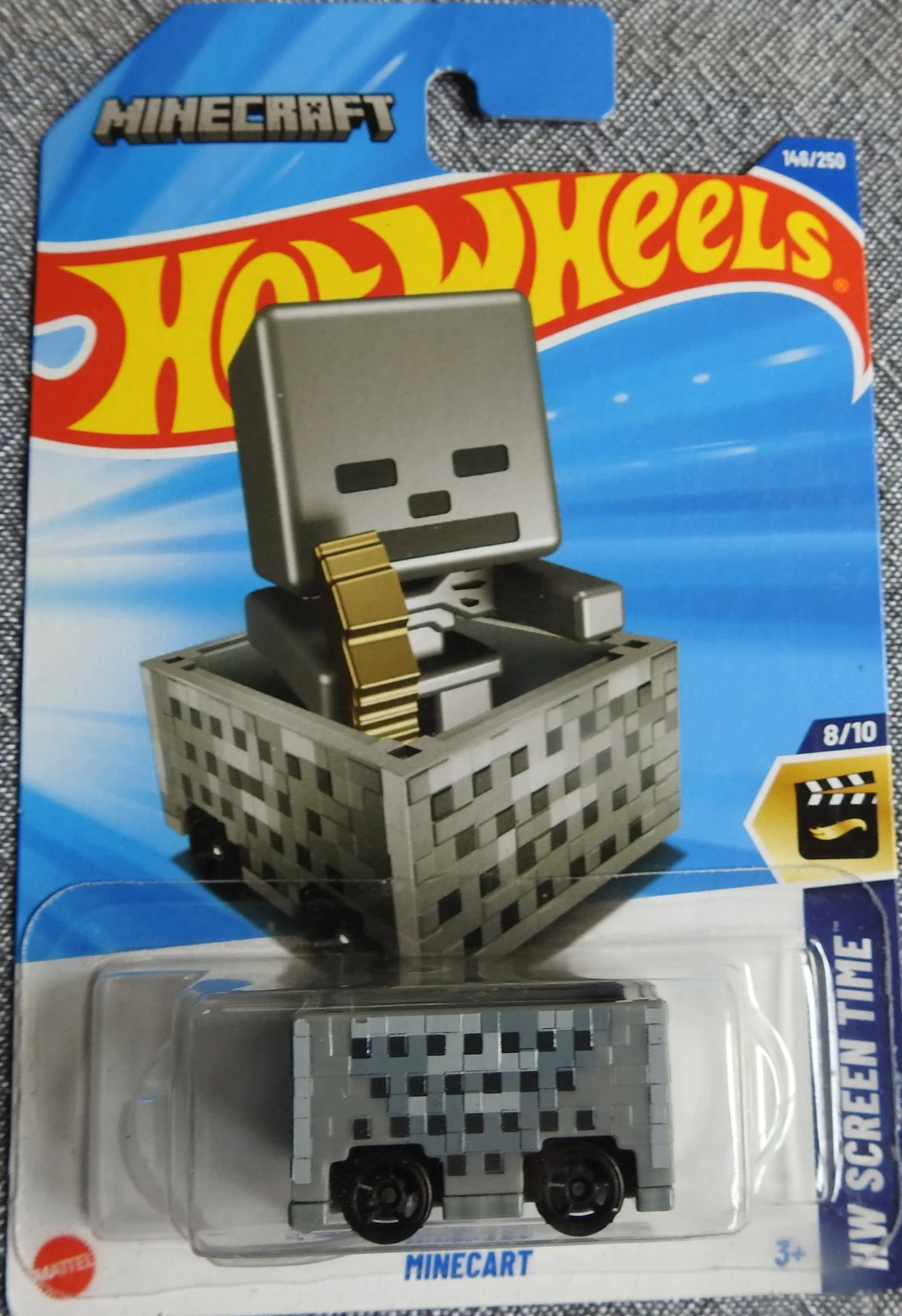 Hot Wheels Minecraft Minecart Collectible