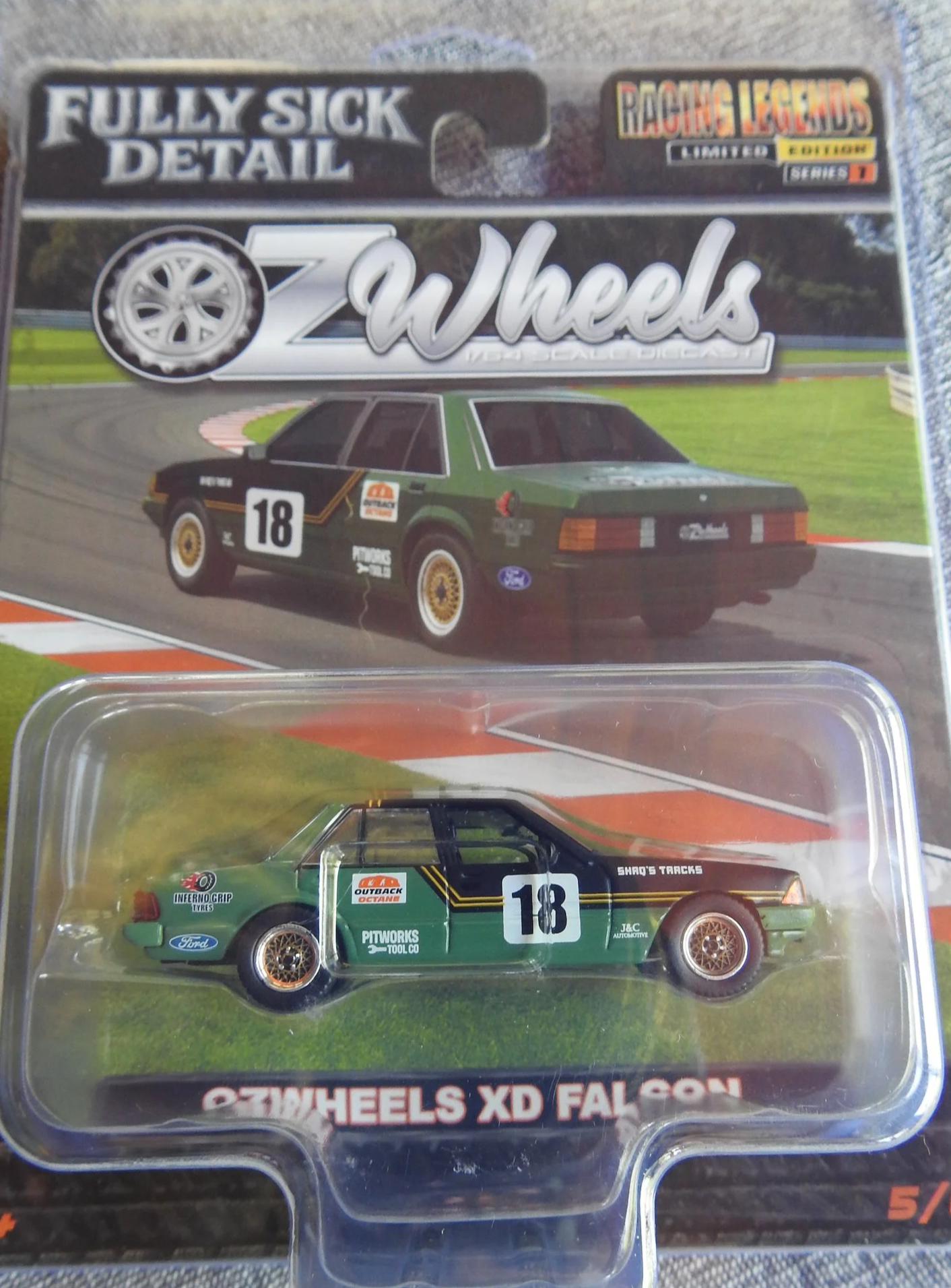 OZ Wheels Racing Legends XD Falcon Diecast Model
