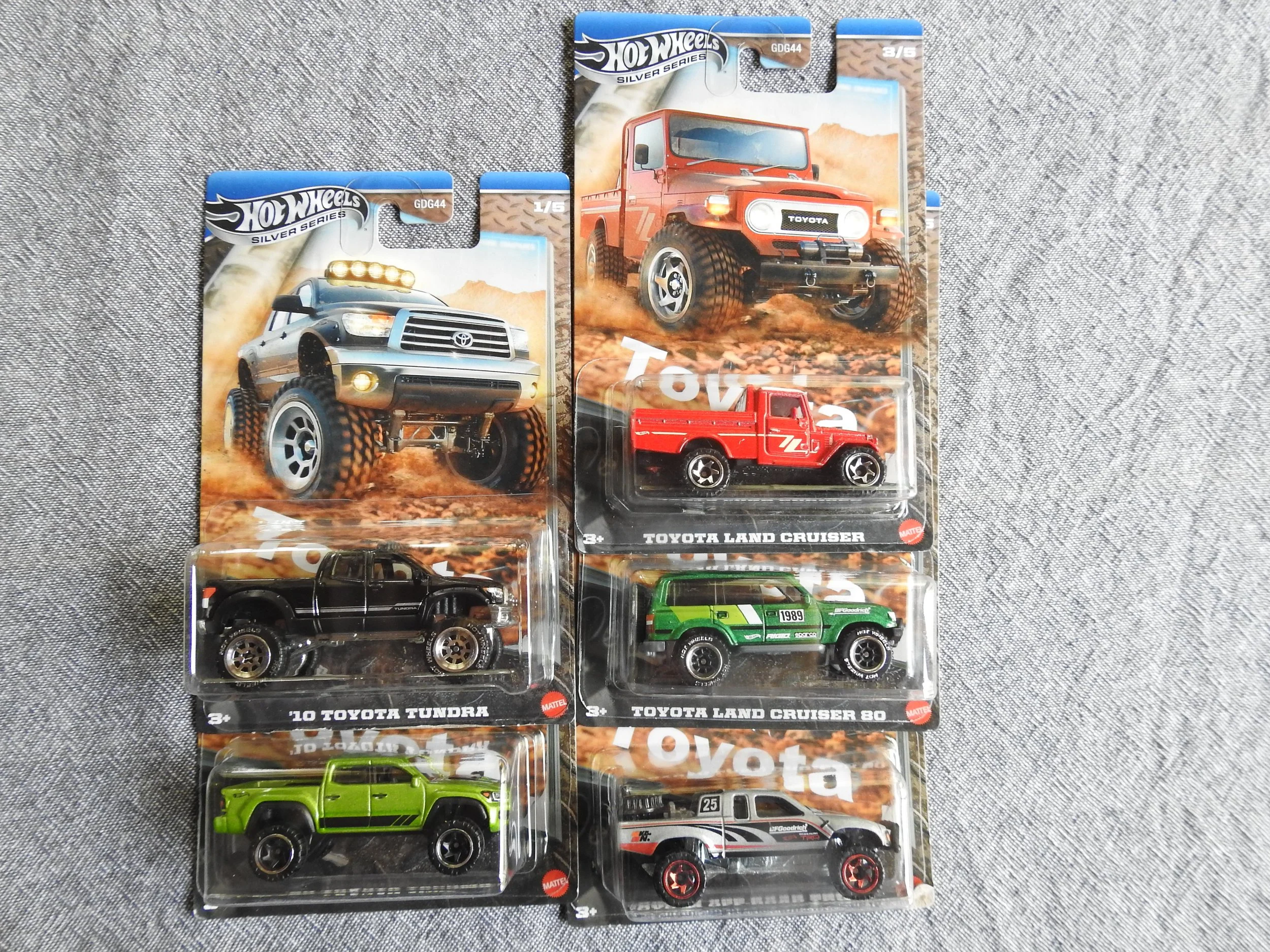 Hot Wheels Toyota Silver Series Die-Cast Collection