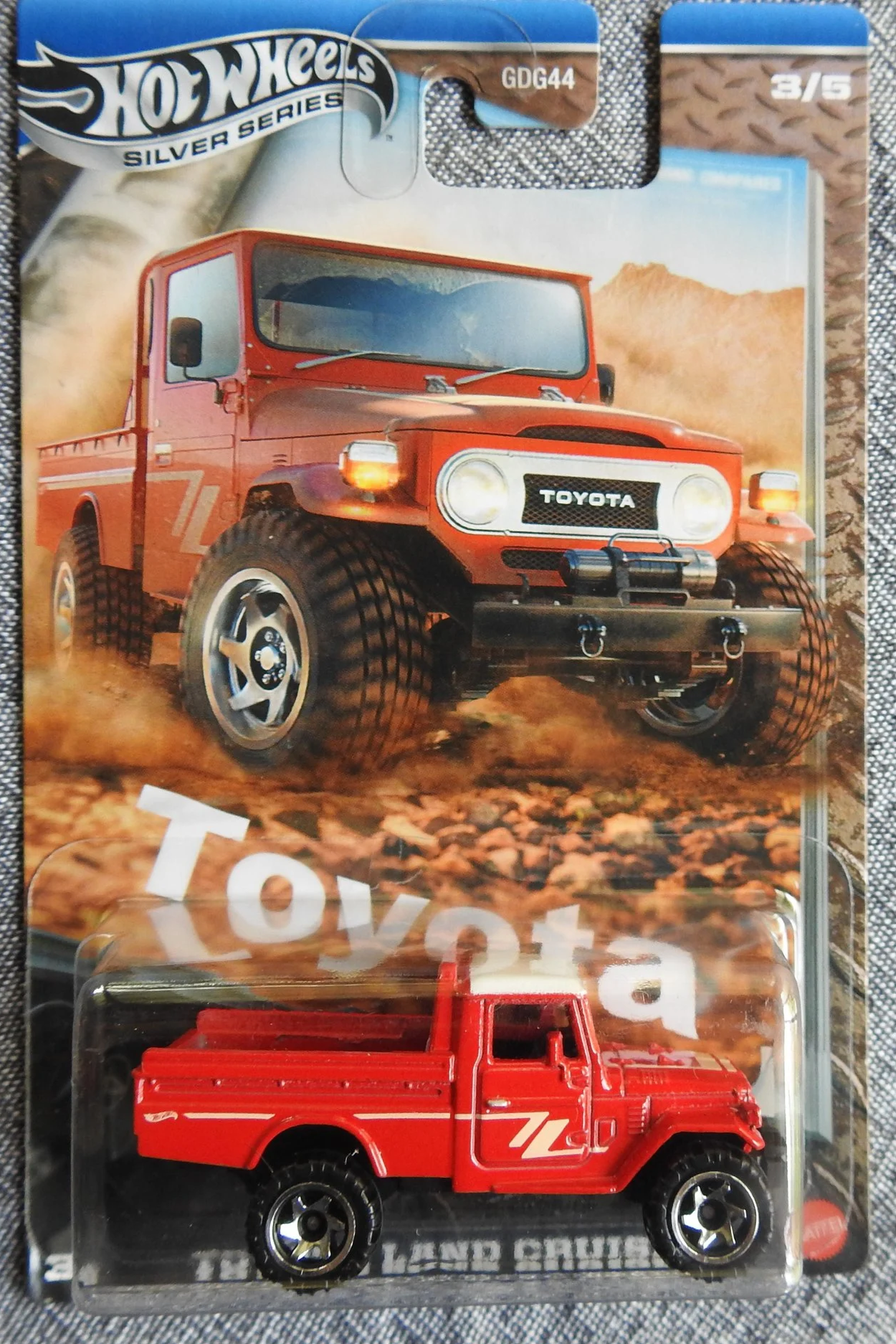 Hot Wheels Toyota Land Cruiser - Silver Series