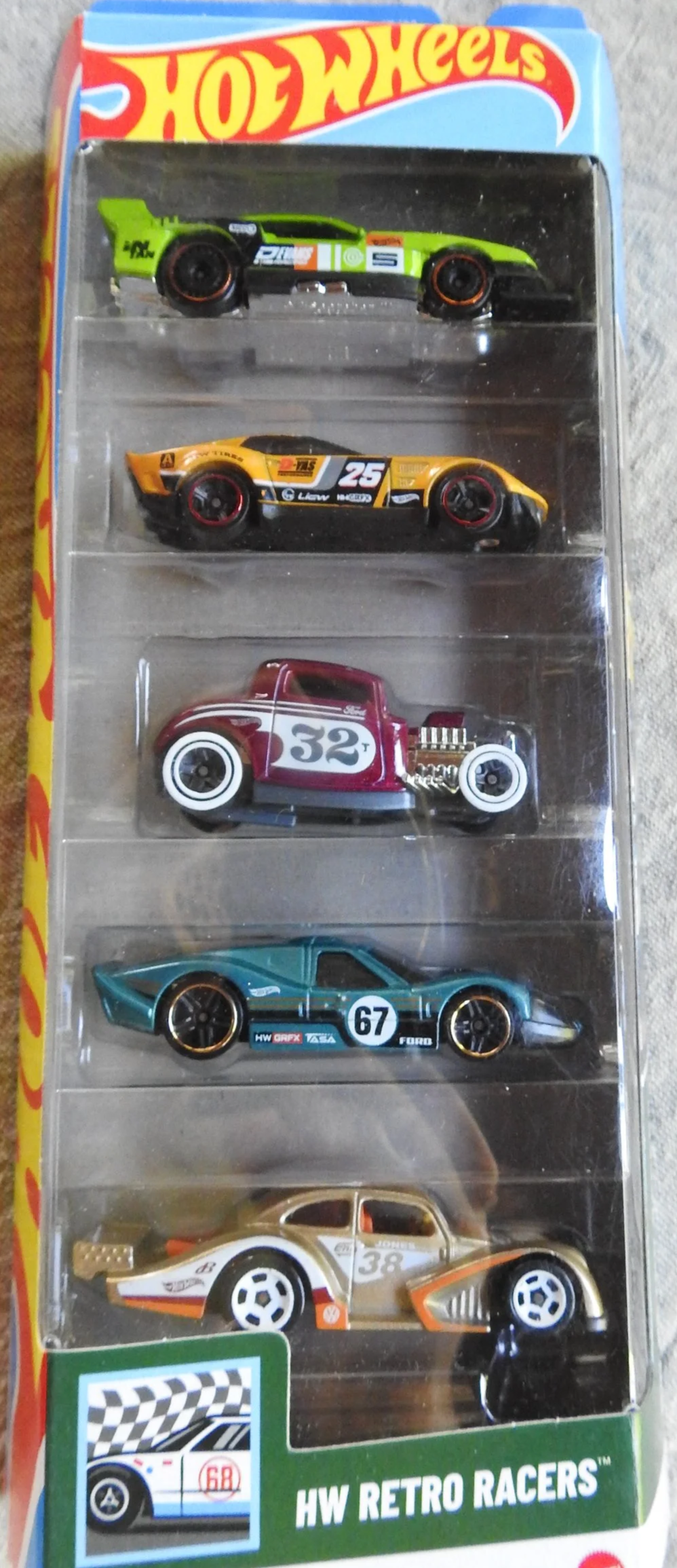 Hot Wheels Retro Racers 5-Pack