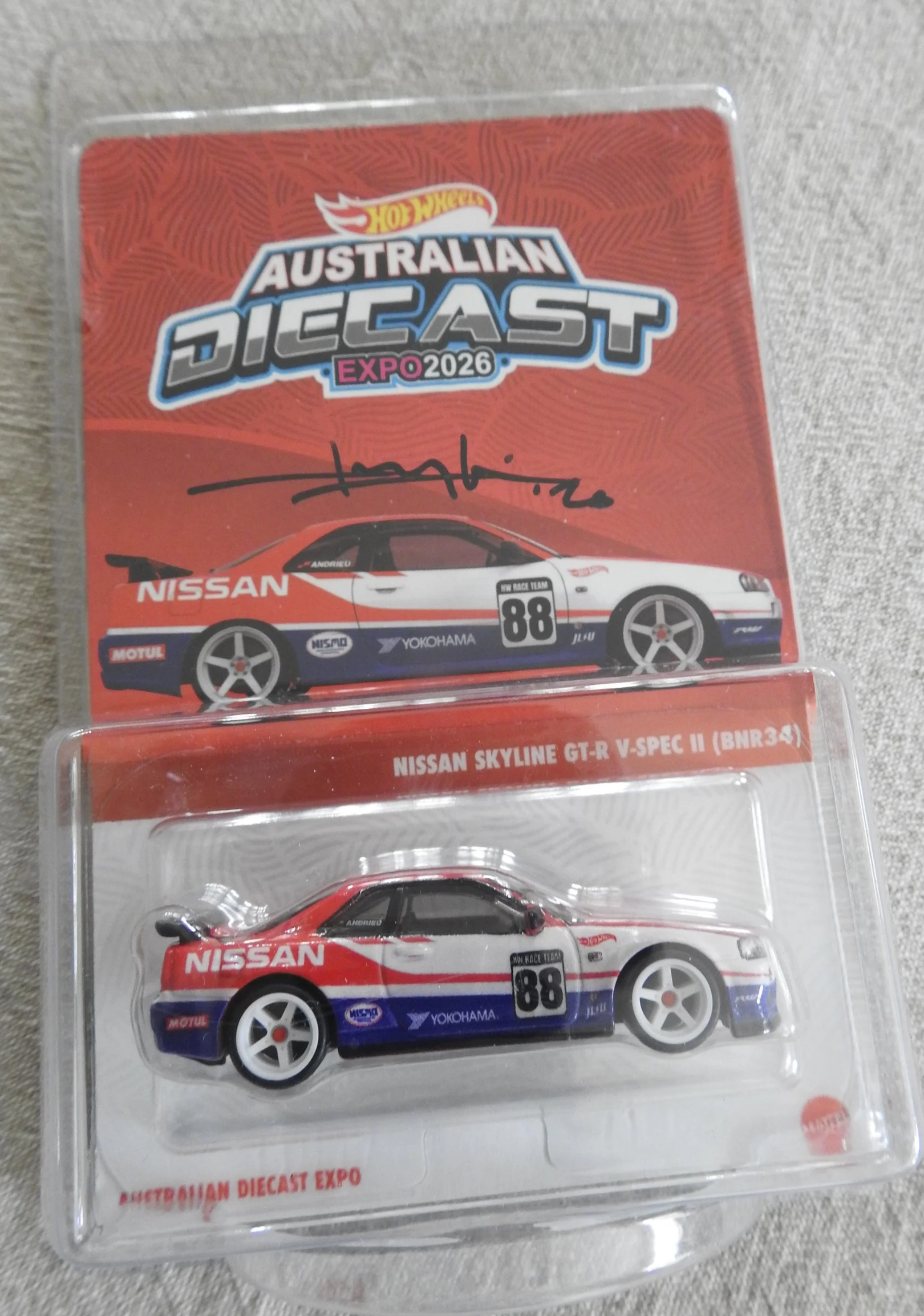 australian diecast expo 2026 hot wheels nissan skyline r34