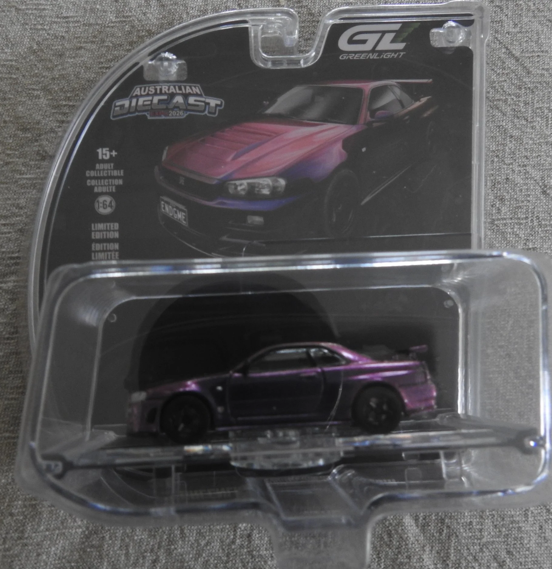 australian diecast expo 2026 greenlight nissan skyline r34 endgame