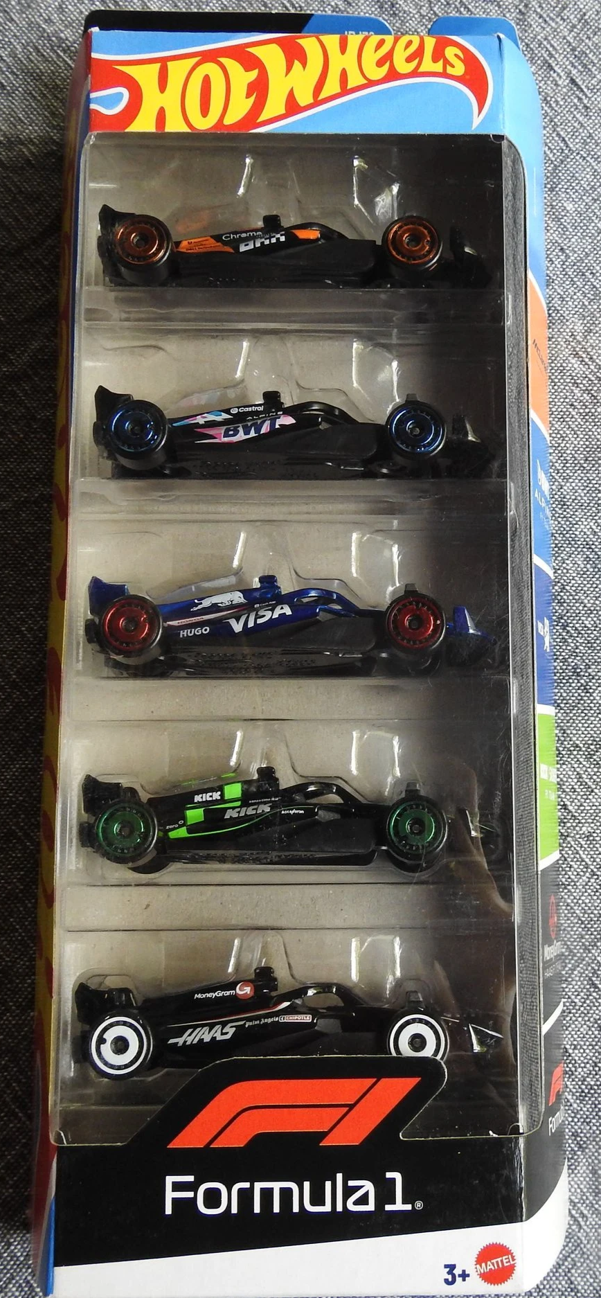 Hot Wheels Formula 1 5 pack