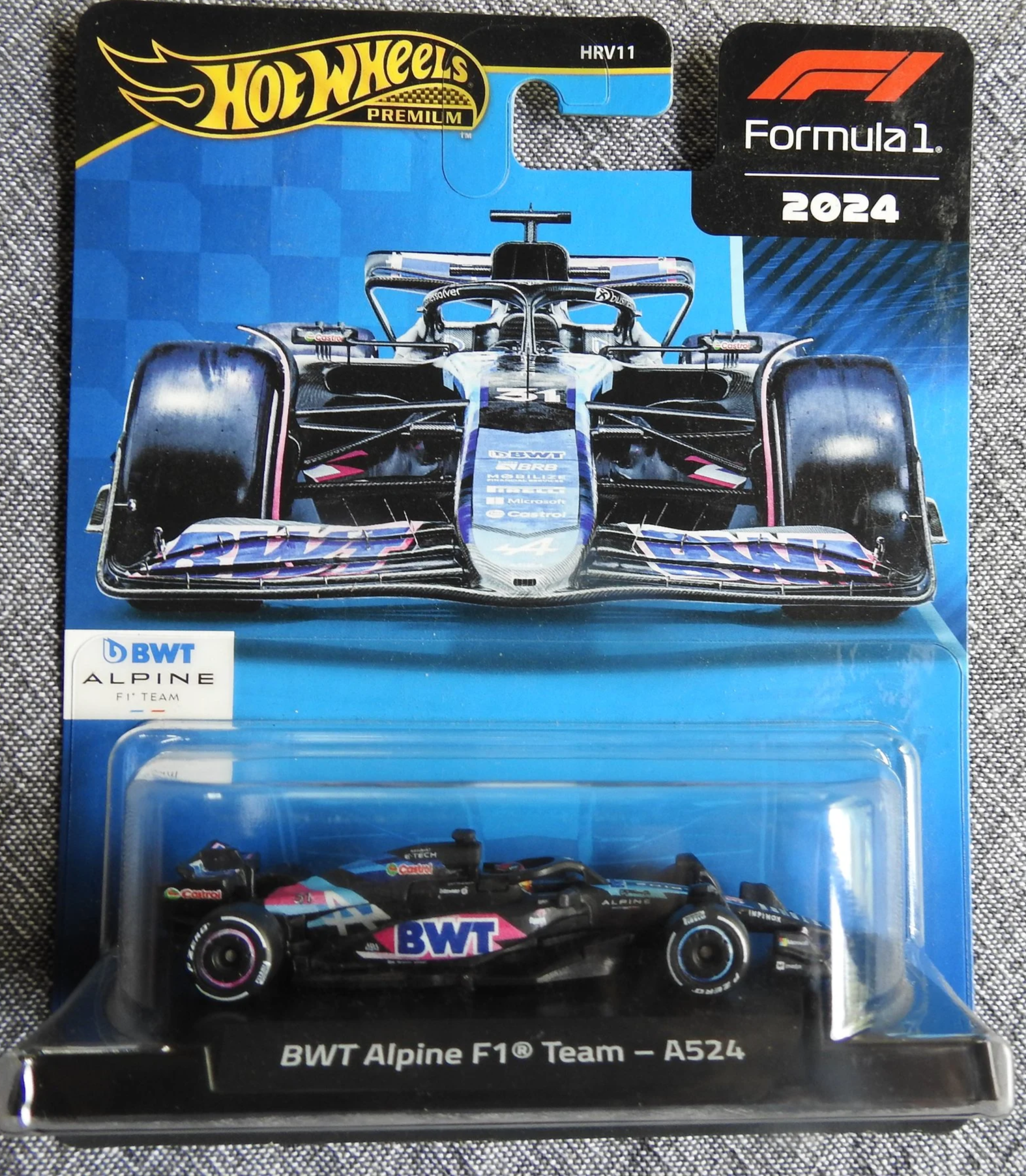 Hot Wheels Premium F1 BWT Alpine Model