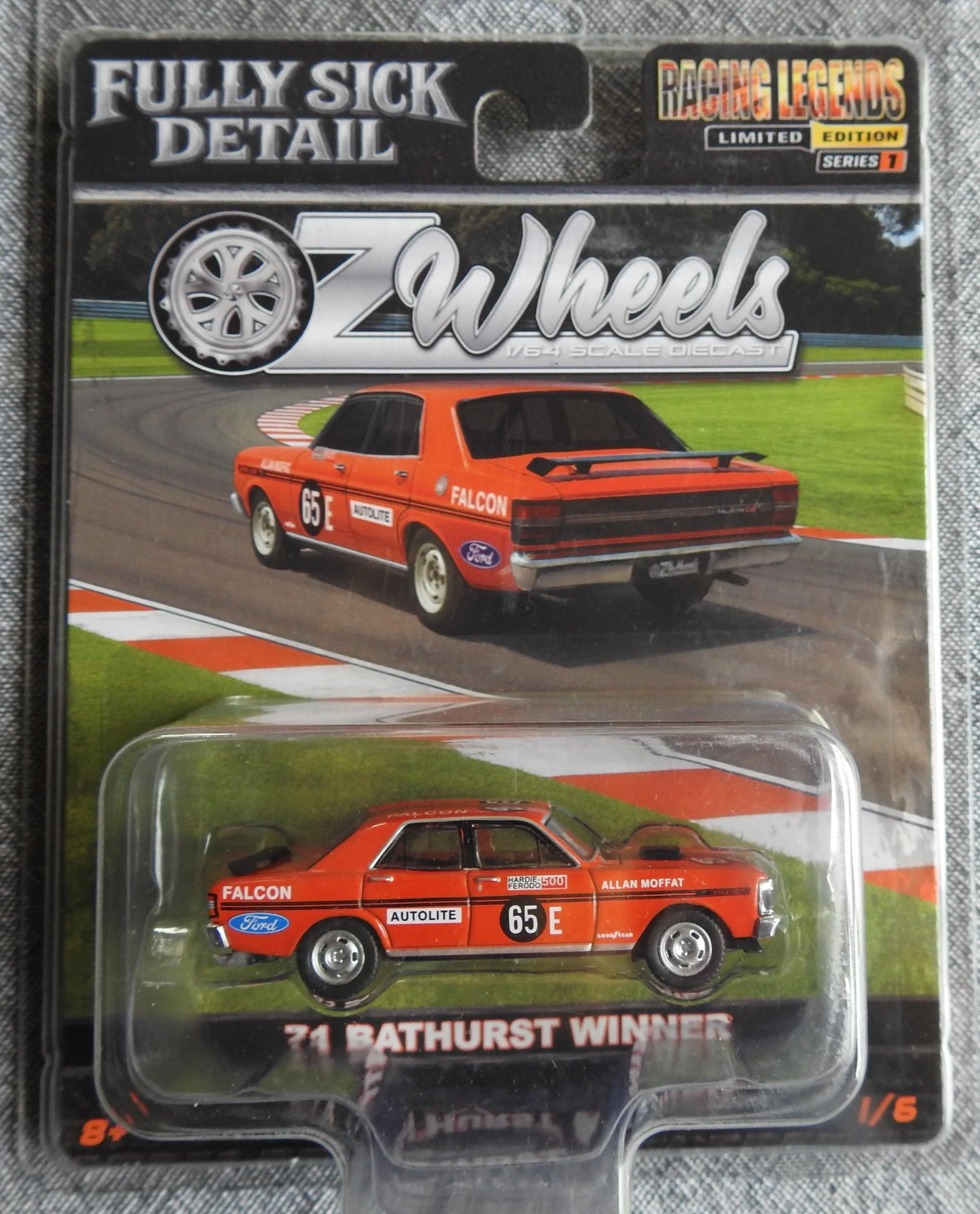 Oz Wheels Racing Legends Series 1 Ford XY GTHO '71 Bathurst Winner