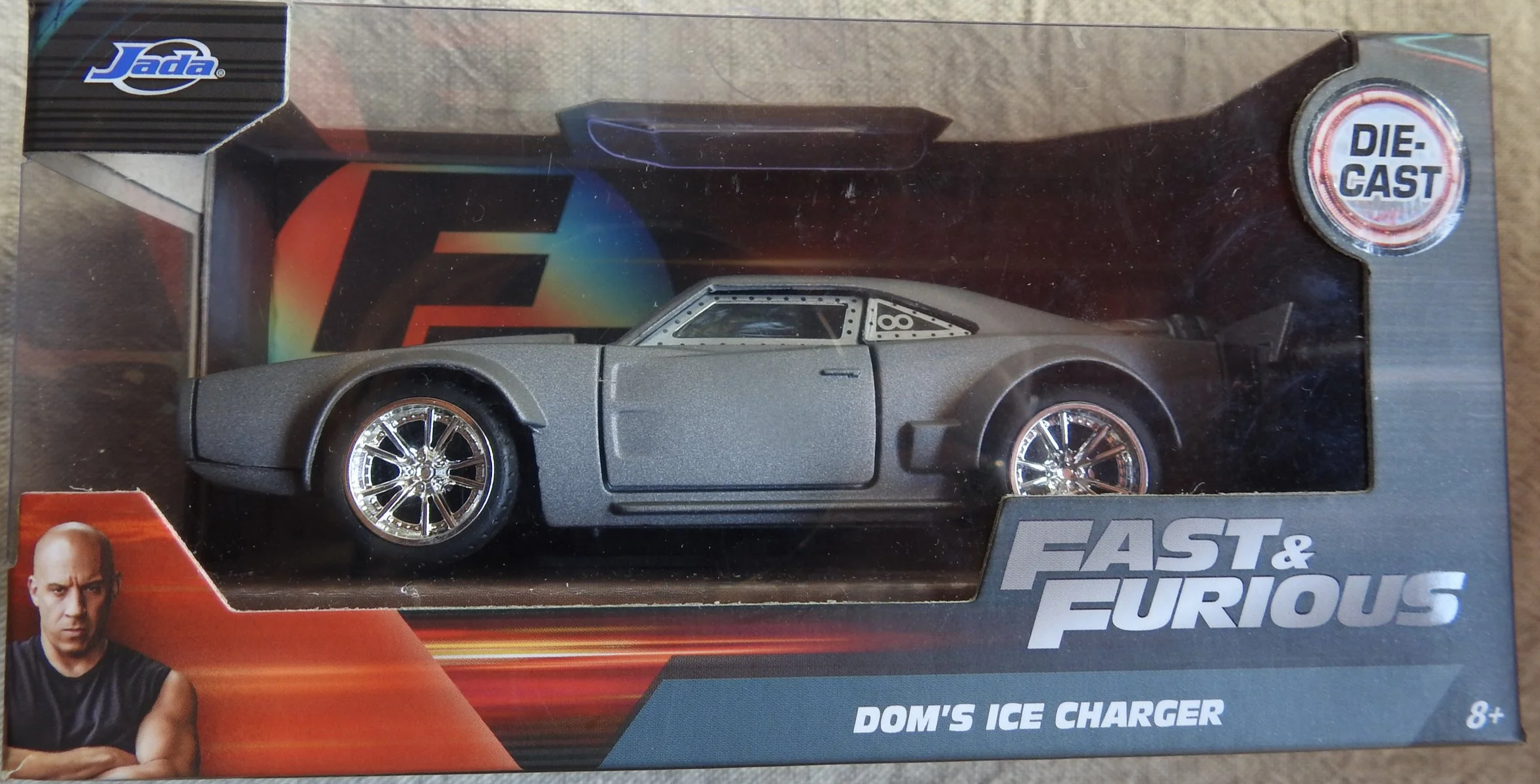 Jada Fast & Furious Dom's Ice Charger Die-Cast Model
