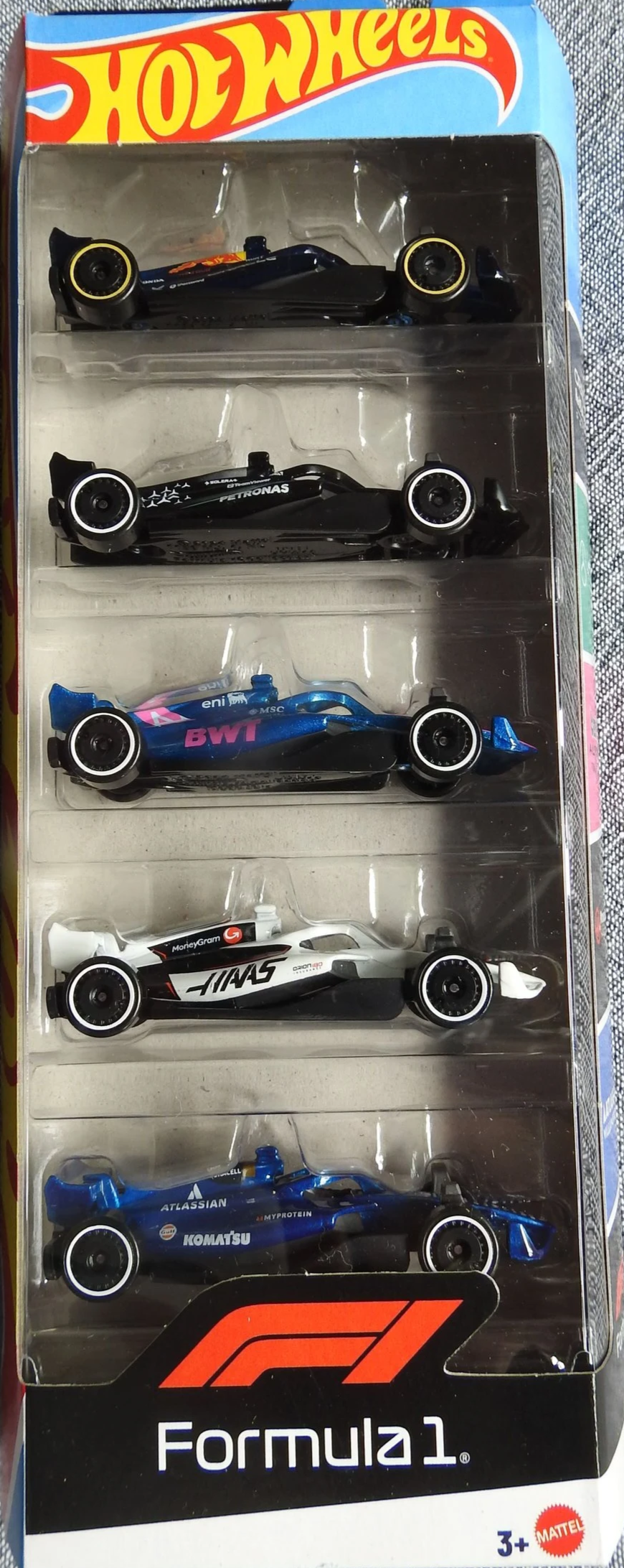 Hot Wheels Formula 1 5-Pack Collector's Set