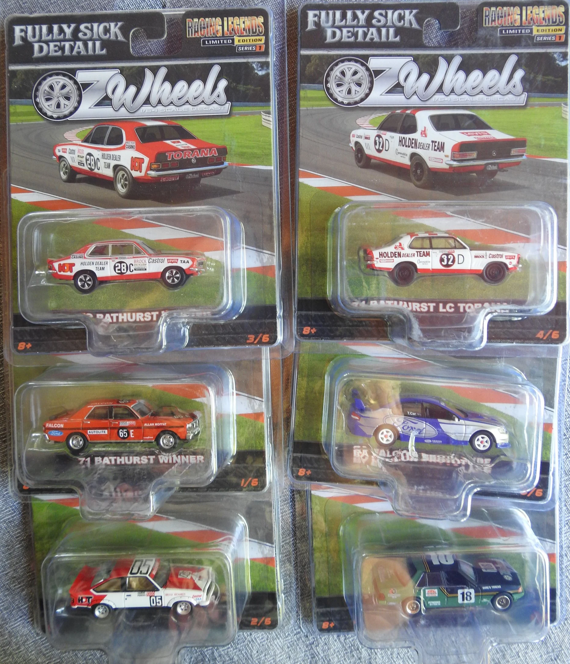 OZ Wheels Racing Legends Set of 6