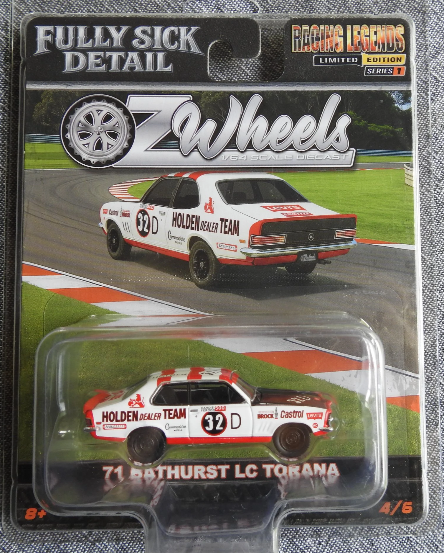 Oz Wheels Racing Legends Series 1 '71 Bathurst LC Torana