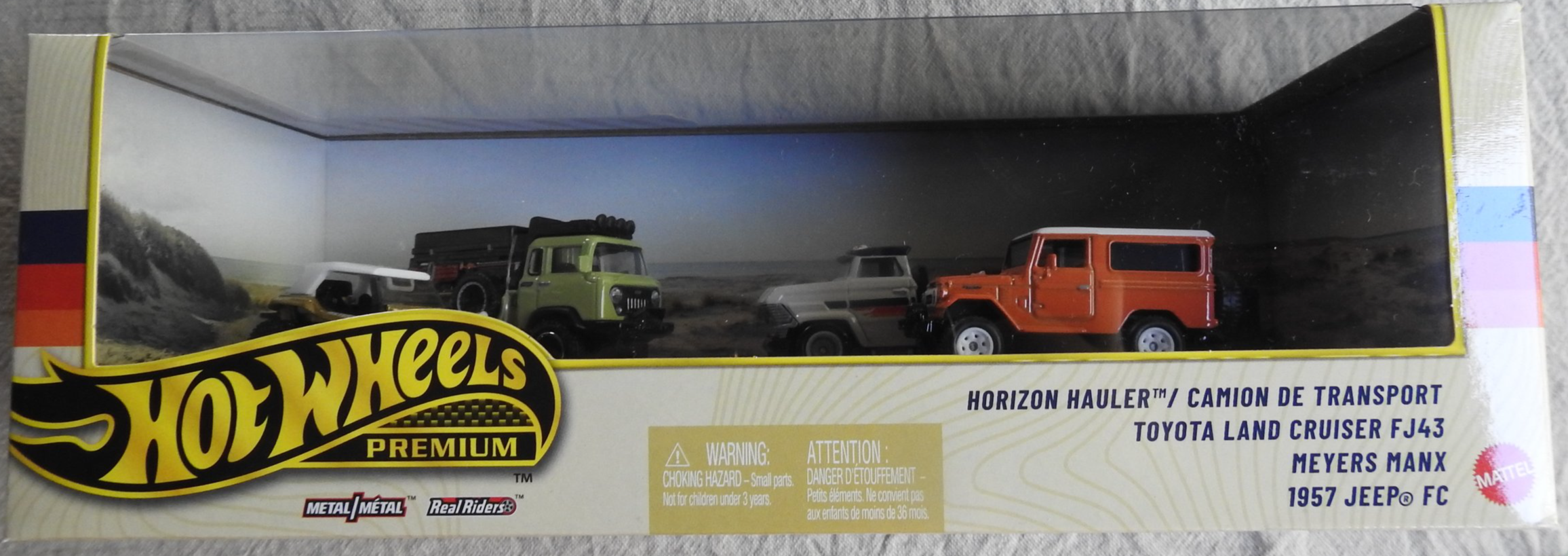 Hot Wheels Premium Overlanders Set Damaged Box
