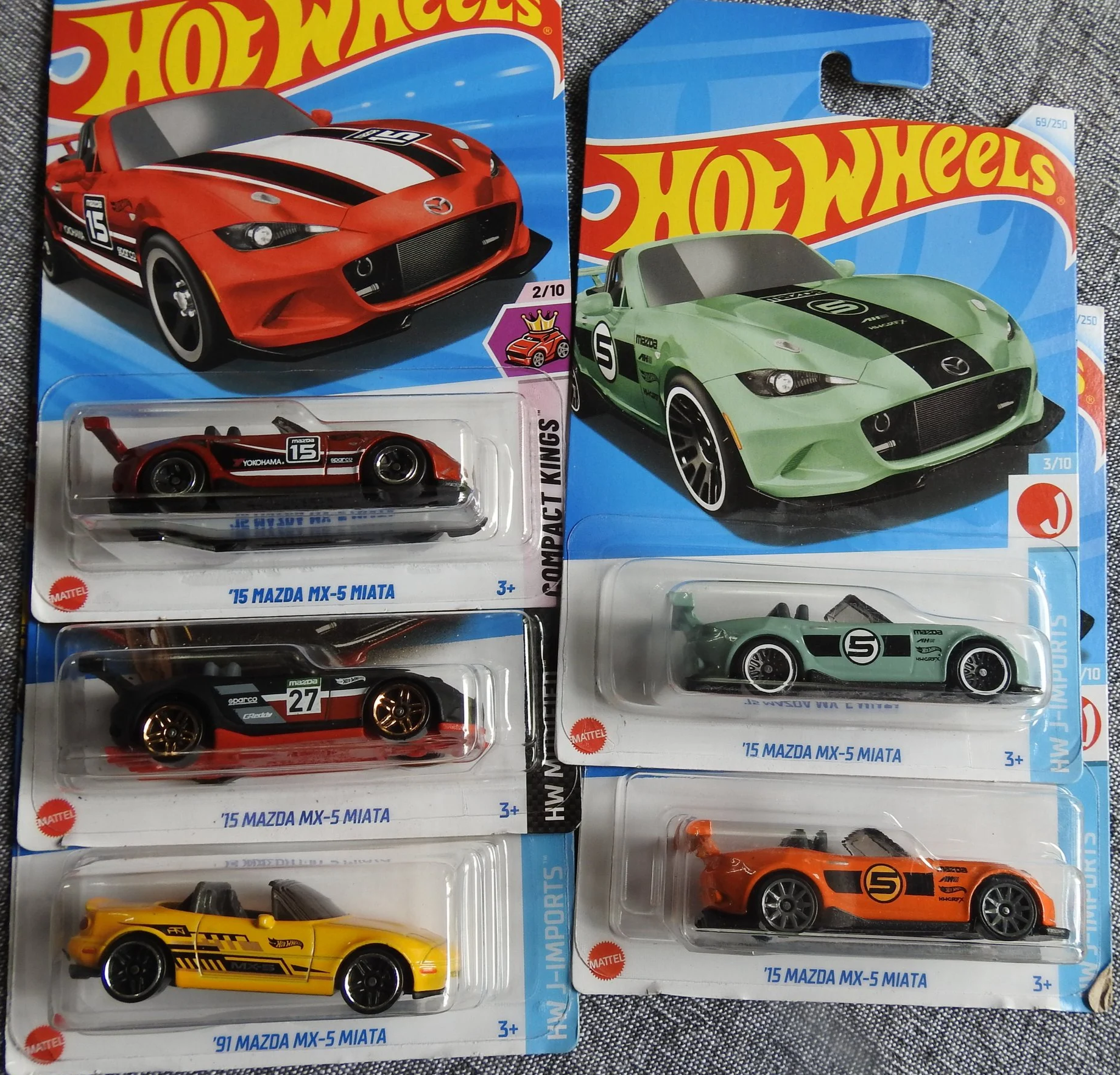Hot Wheels Mazda MX-5 Miata Collection