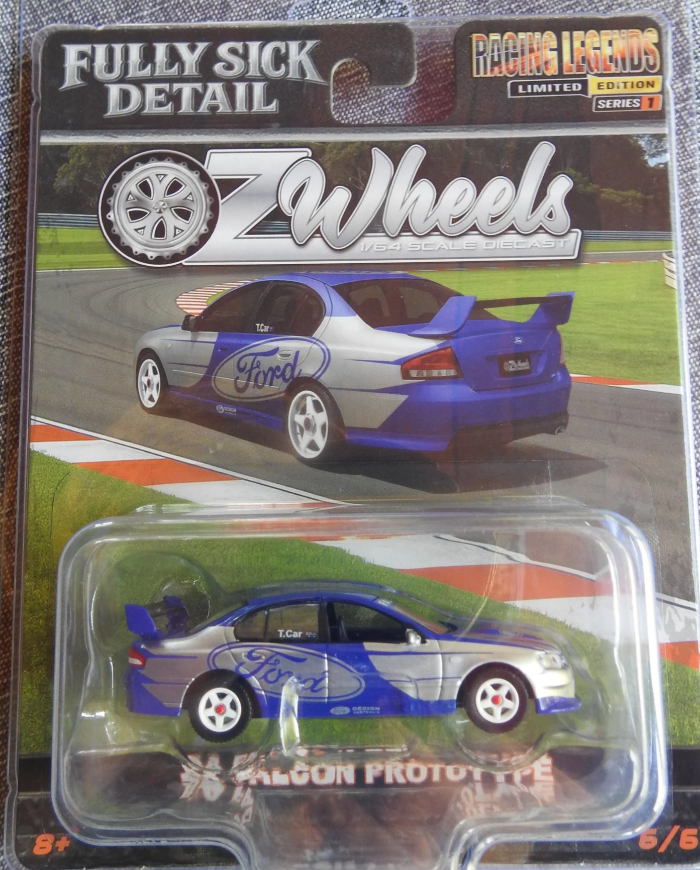 OZ Wheels Racing Legends BA Falcon  Prototype Diecast