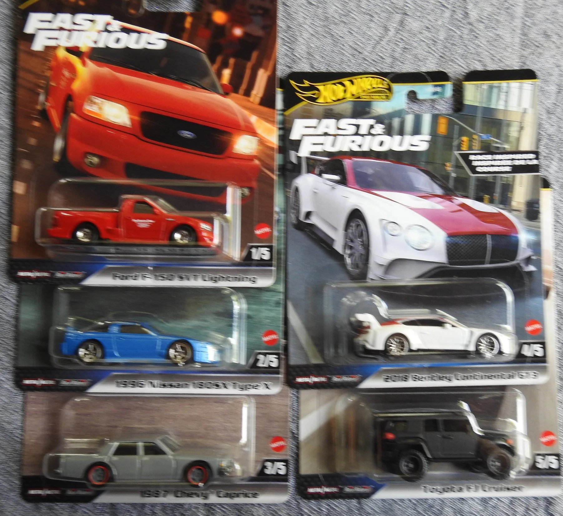 Hot Wheels Fast and Furious Collector Set