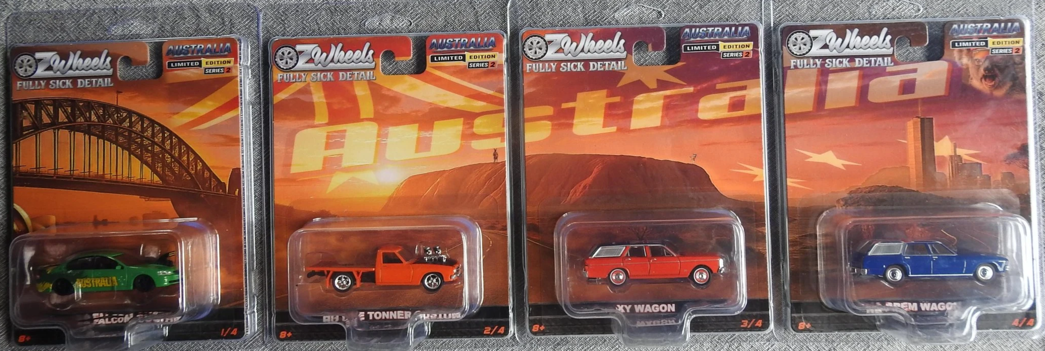OZ Wheels FSD Australia Day Collector's Set
