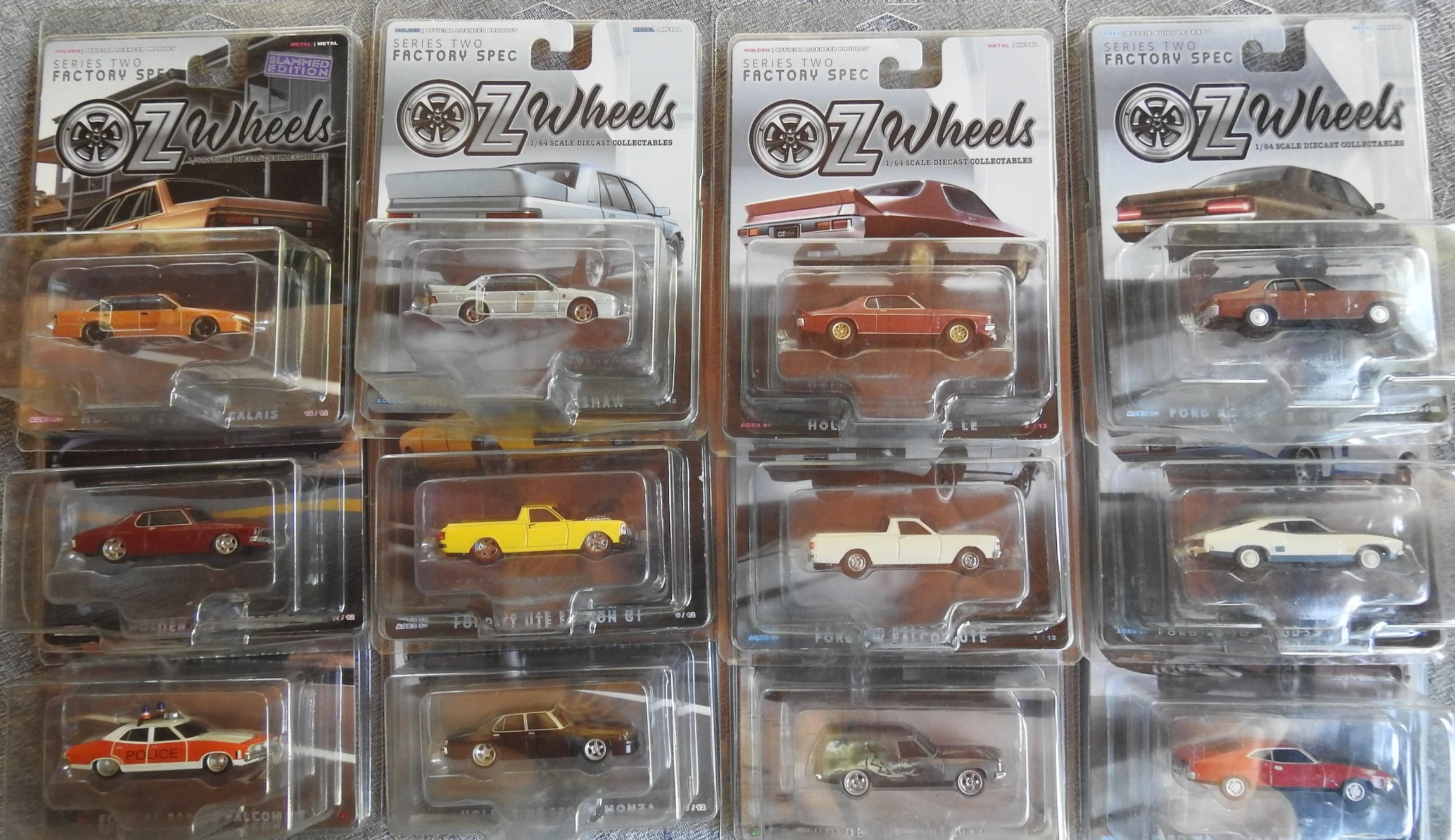 OZ Wheels Series 2 Factory Specs Diecast Collection set of 12