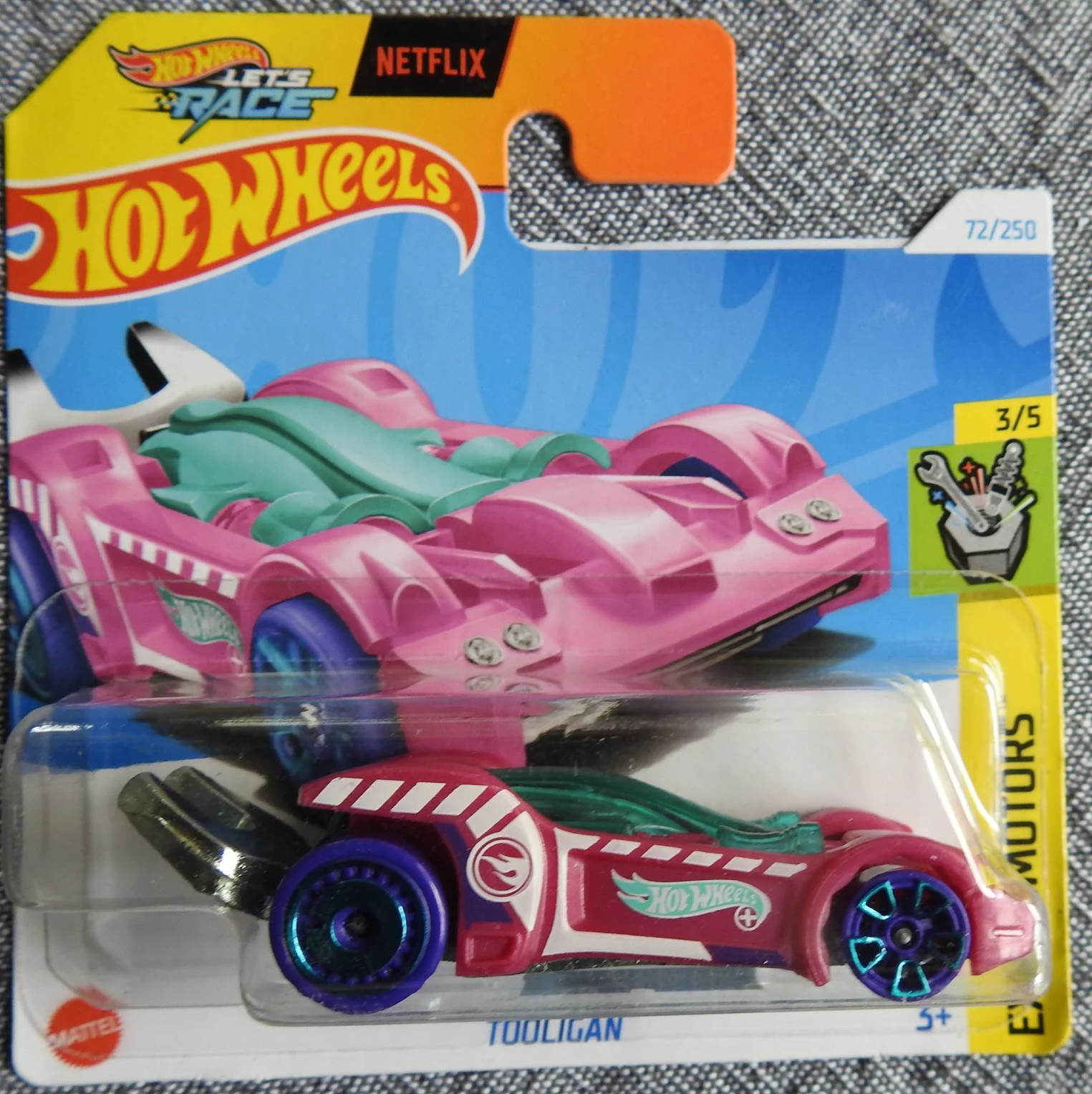 Hot Wheels Tooligan Treasure Hunt Car Short Card