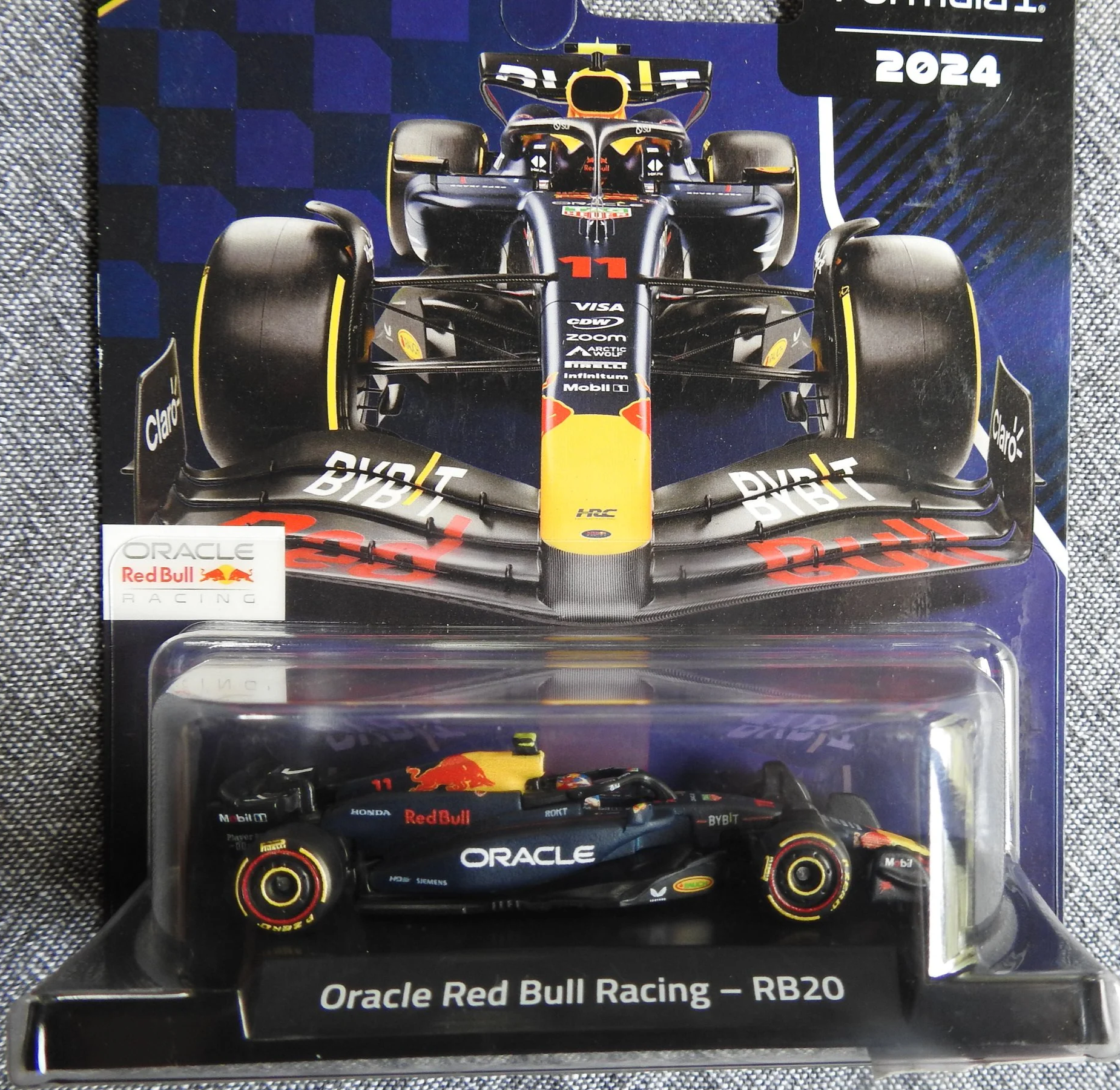 Hot Wheels Premium Oracle Red Bull RB20 Model